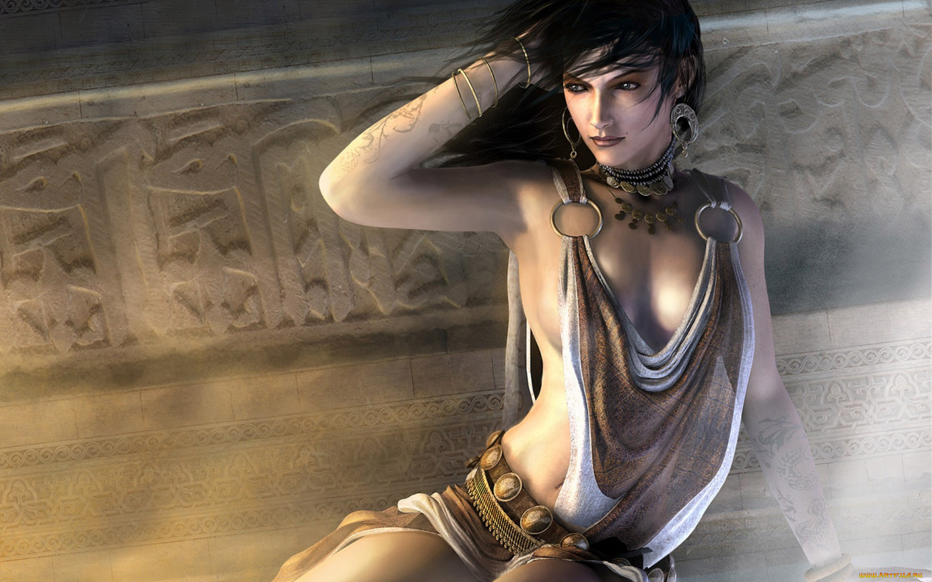 видео, игры, prince, of, persia, the, two, thrones