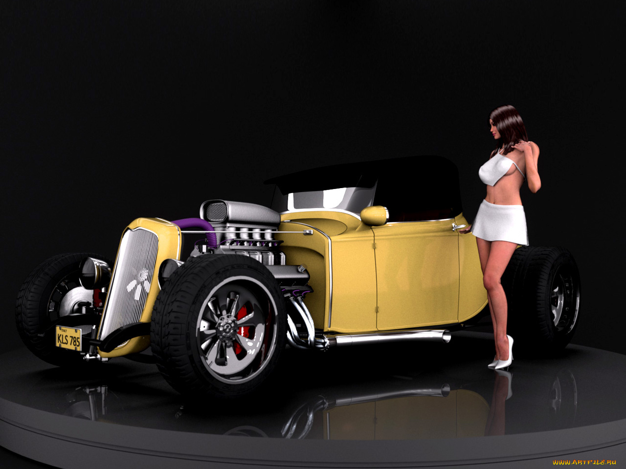 автомобили, 3д