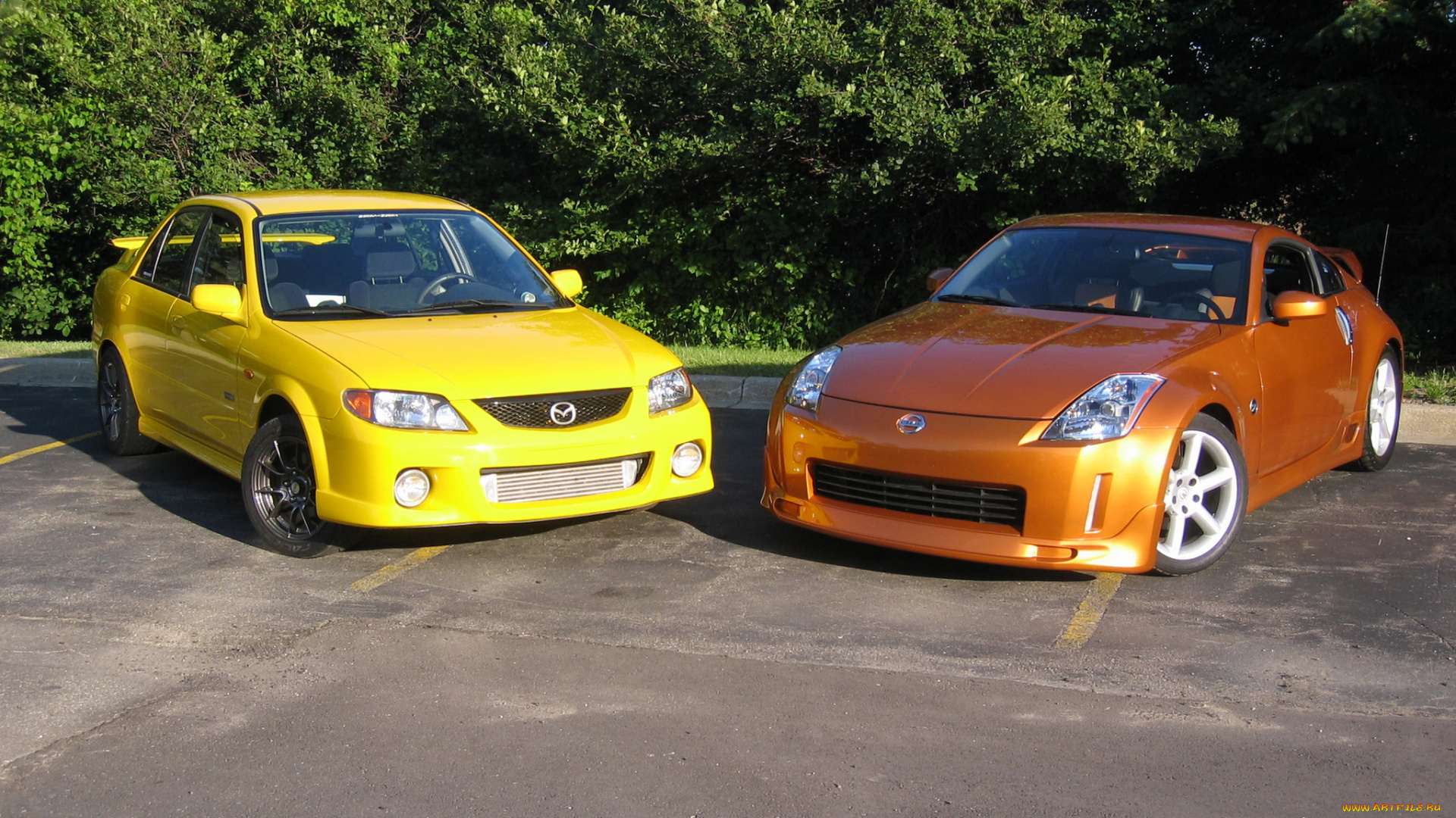 автомобили, разные, вместе