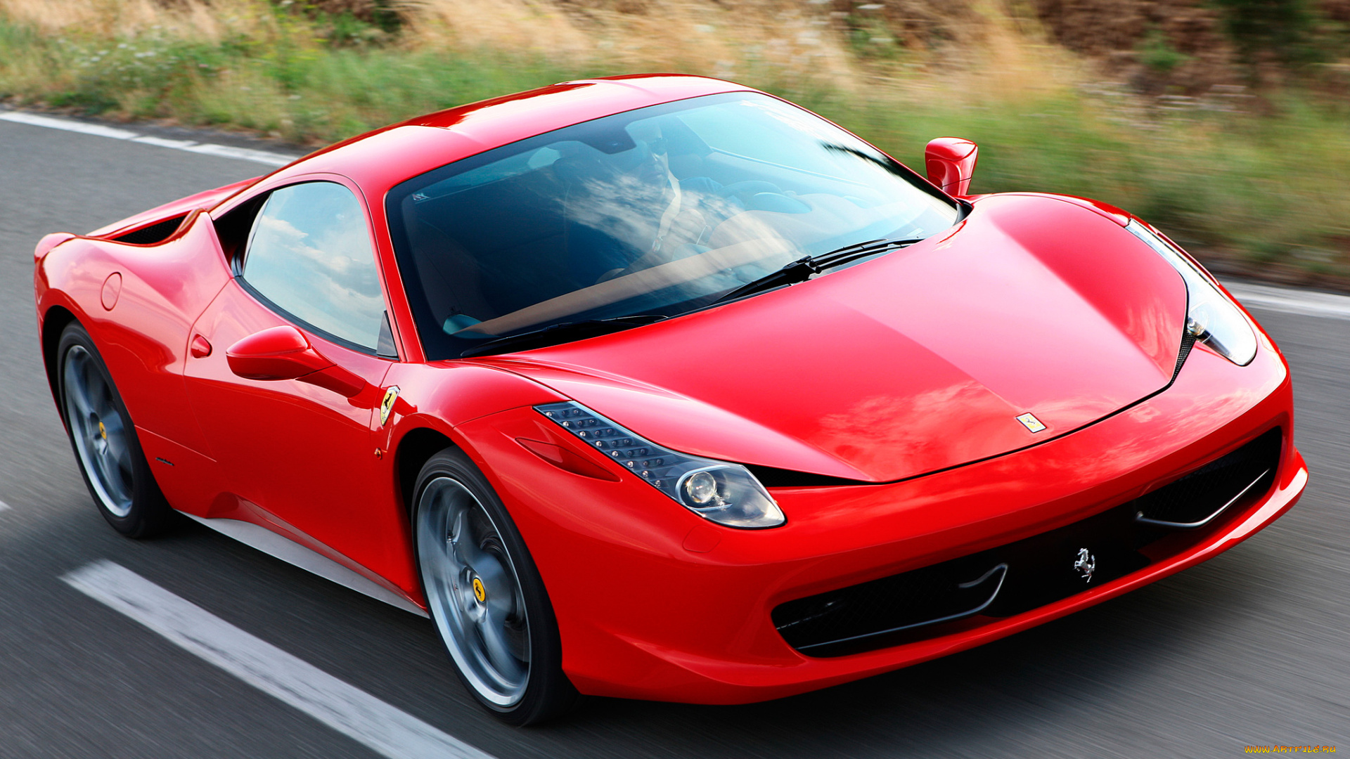 автомобили, ferrari, 458, italia