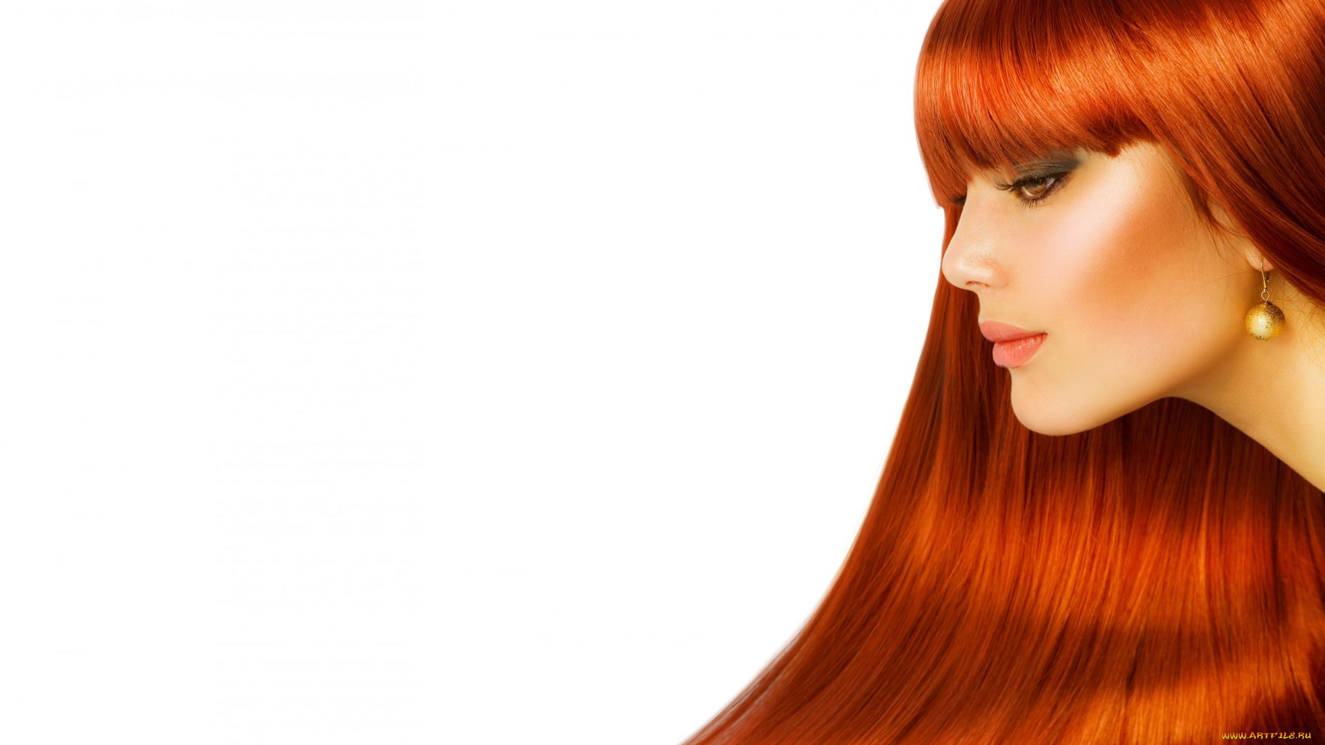 -Unsort, Лица, Портреты, девушки, unsort, лица, портреты, улыбка, волосы, рыжие, лицо