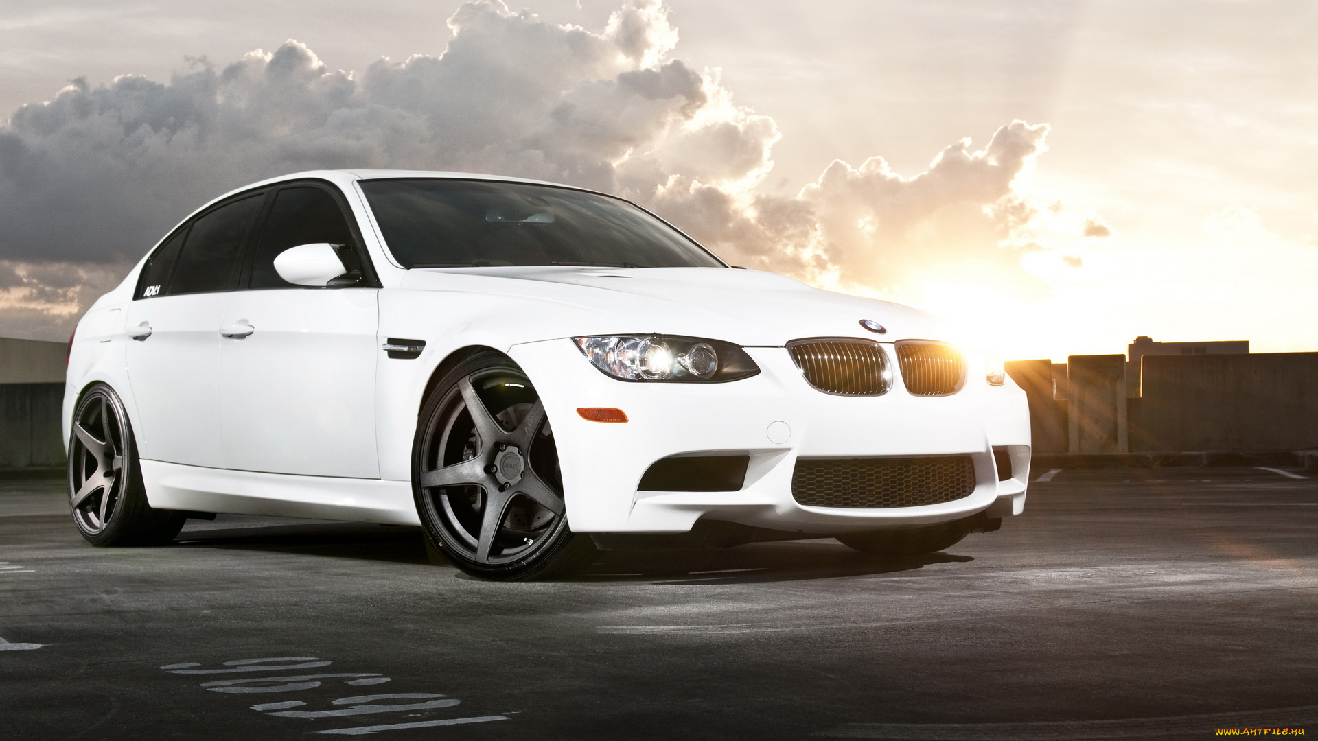 автомобили, bmw, бмв, белый, в, лучах