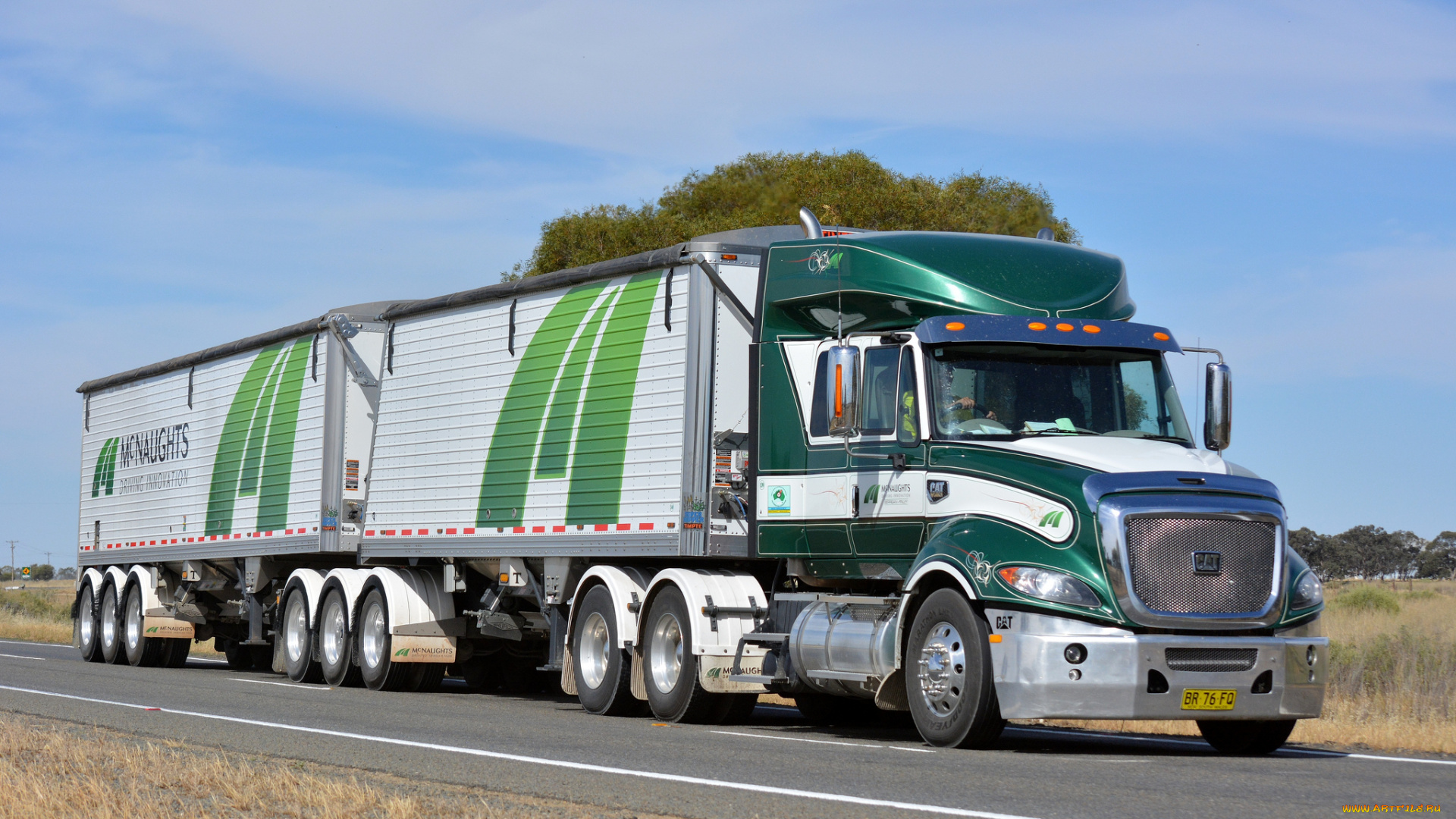 автомобили, cat, trucks, тягач, автопоезд, тяжелый, грузовик