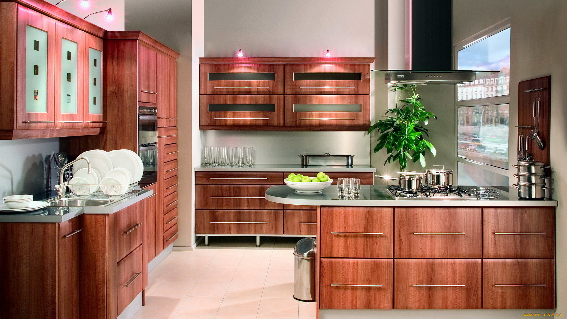 интерьер, кухня, комната, стиль, дом