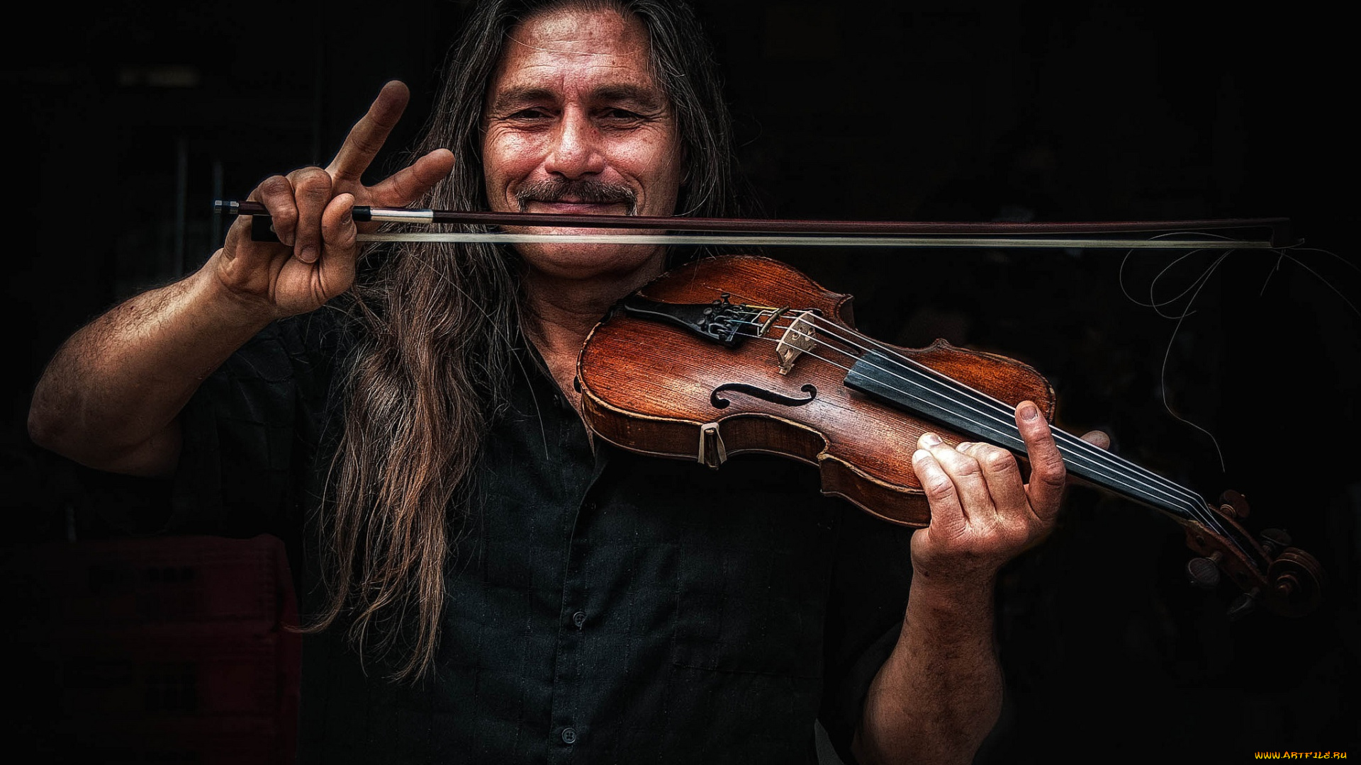 музыка, -, другое, скрипка, музыкант, смычок