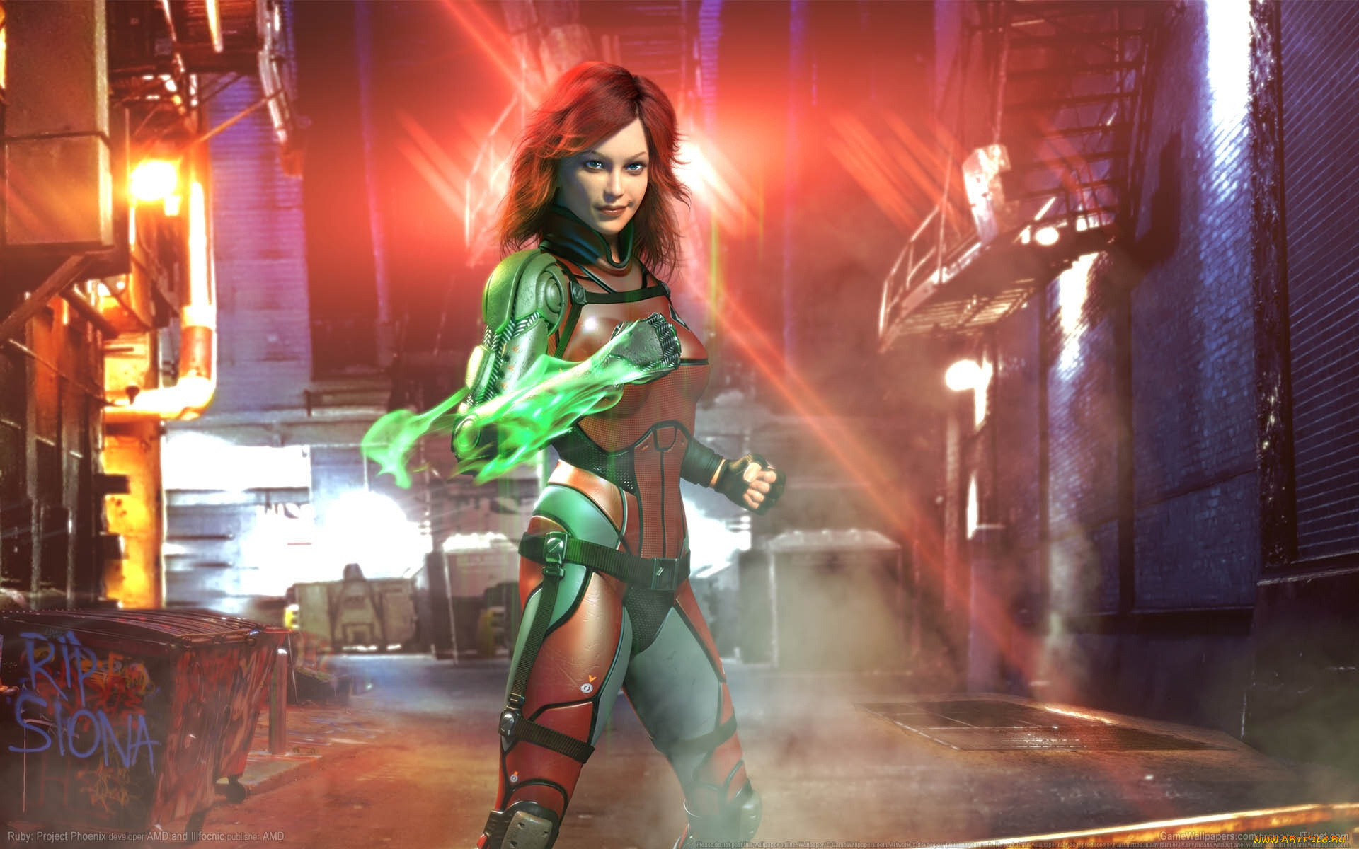 ruby, , project, phoenix, видео, игры, -, ruby, девушка, магия