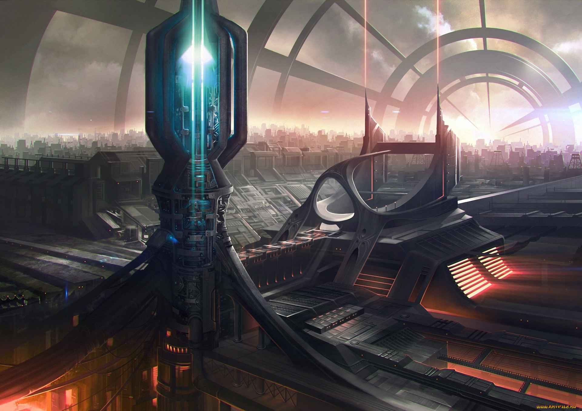 фэнтези, иные, миры, , иные, времена, иной, будущее, город, мегаполис, мир