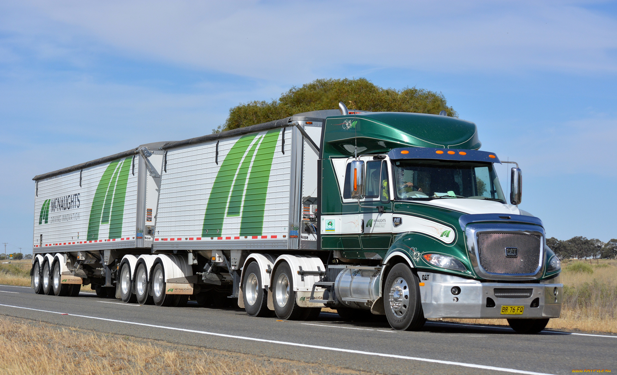 автомобили, cat, trucks, тягач, автопоезд, тяжелый, грузовик