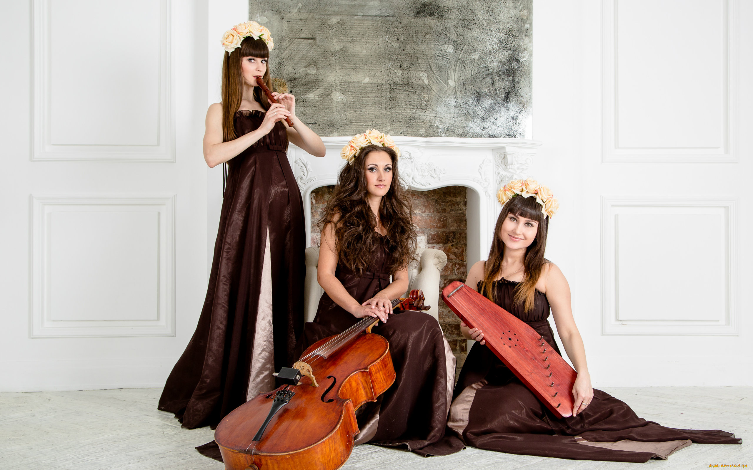 девушки-музыканты, dolls, музыка, violin, group, dolls, музыканты, девушки, феи, violin, group, dolls, трио, виолончель, флейта, арфа, гусли