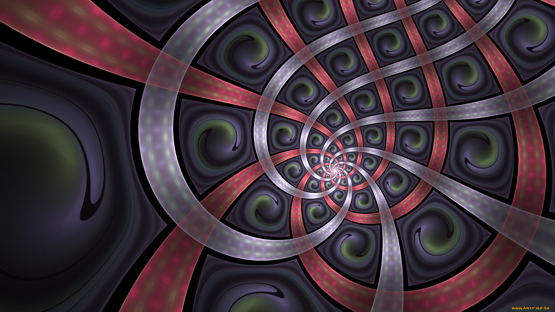 3д, графика, фракталы, , fractal, цвета, фон, узор