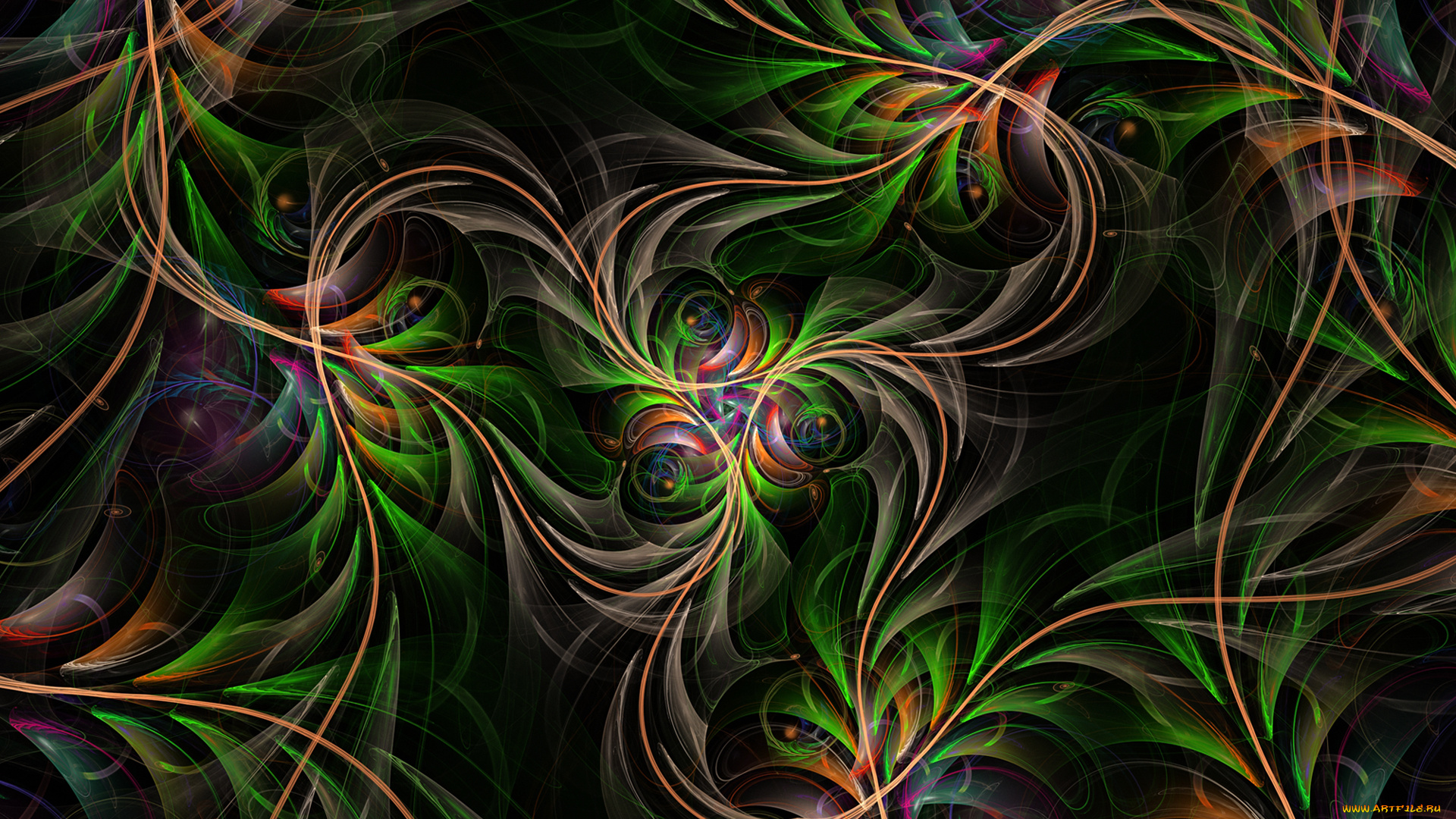 3д, графика, фракталы, , fractal, фрактал