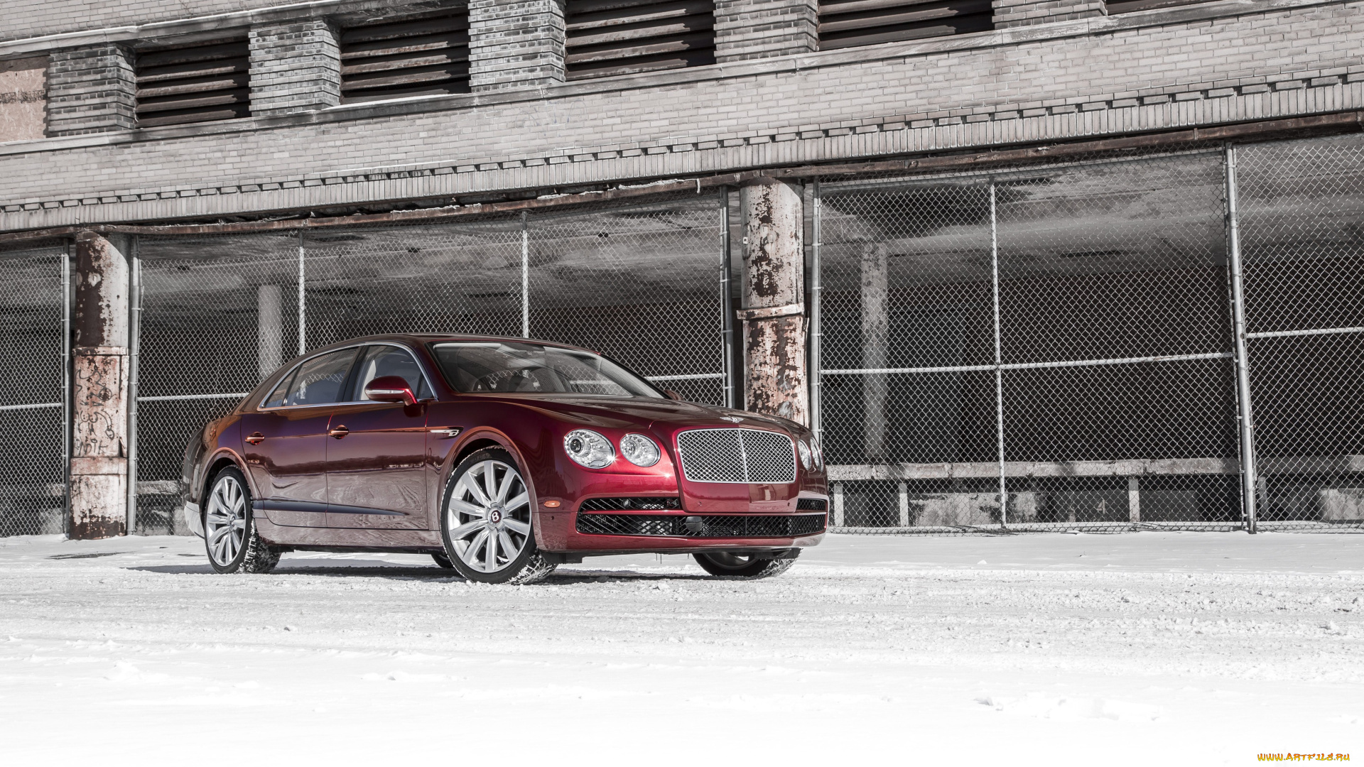 автомобили, bentley, spur, flying, 2015г, v8, красный, us-spec
