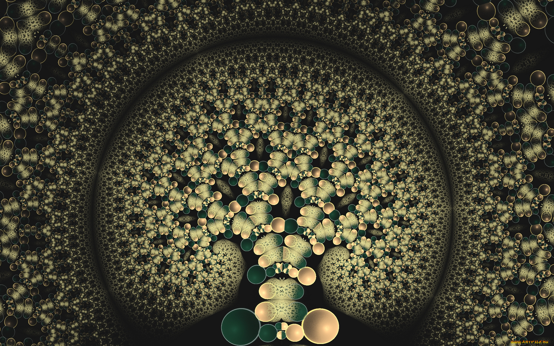 3д, графика, фракталы, , fractal, фон, цвета, узор