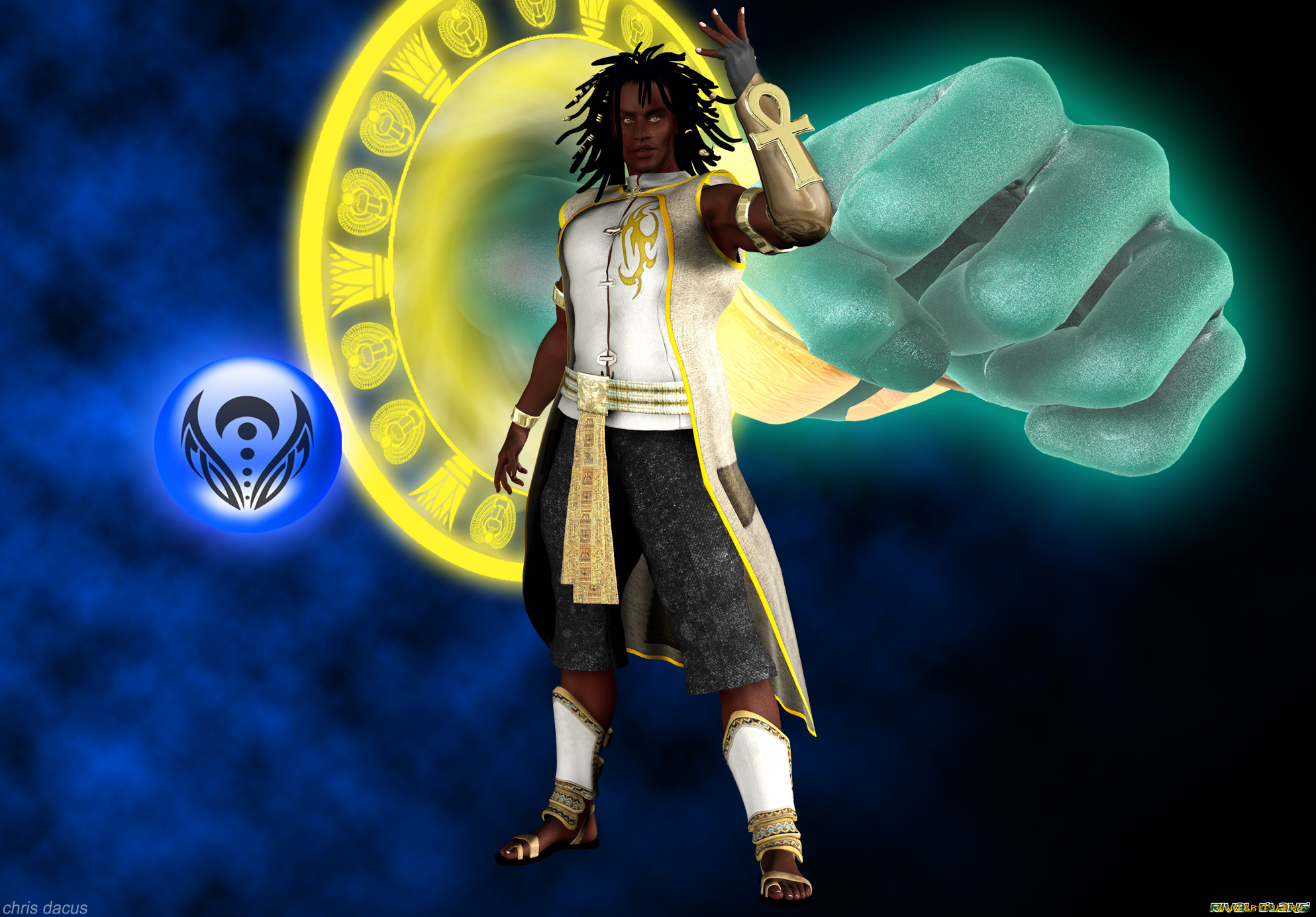 3д, графика, фантазия, , fantasy, взгляд, мужчина, фон, символ