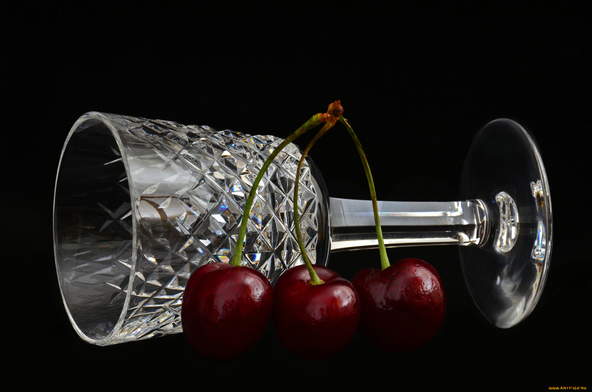 еда, вишня, , черешня, ягоды, рюмка