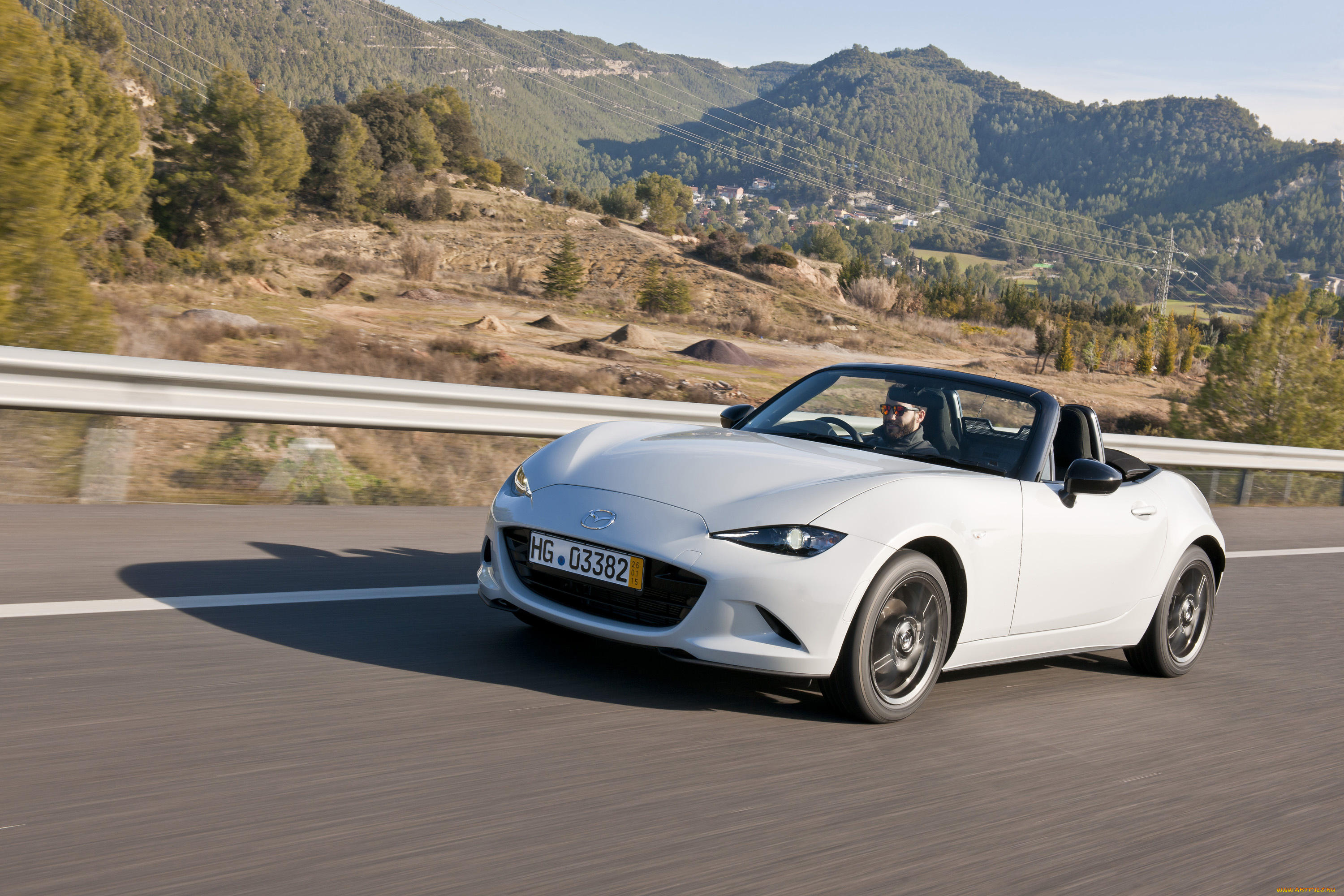 автомобили, mazda, 2014г, светлый, nd, roadster