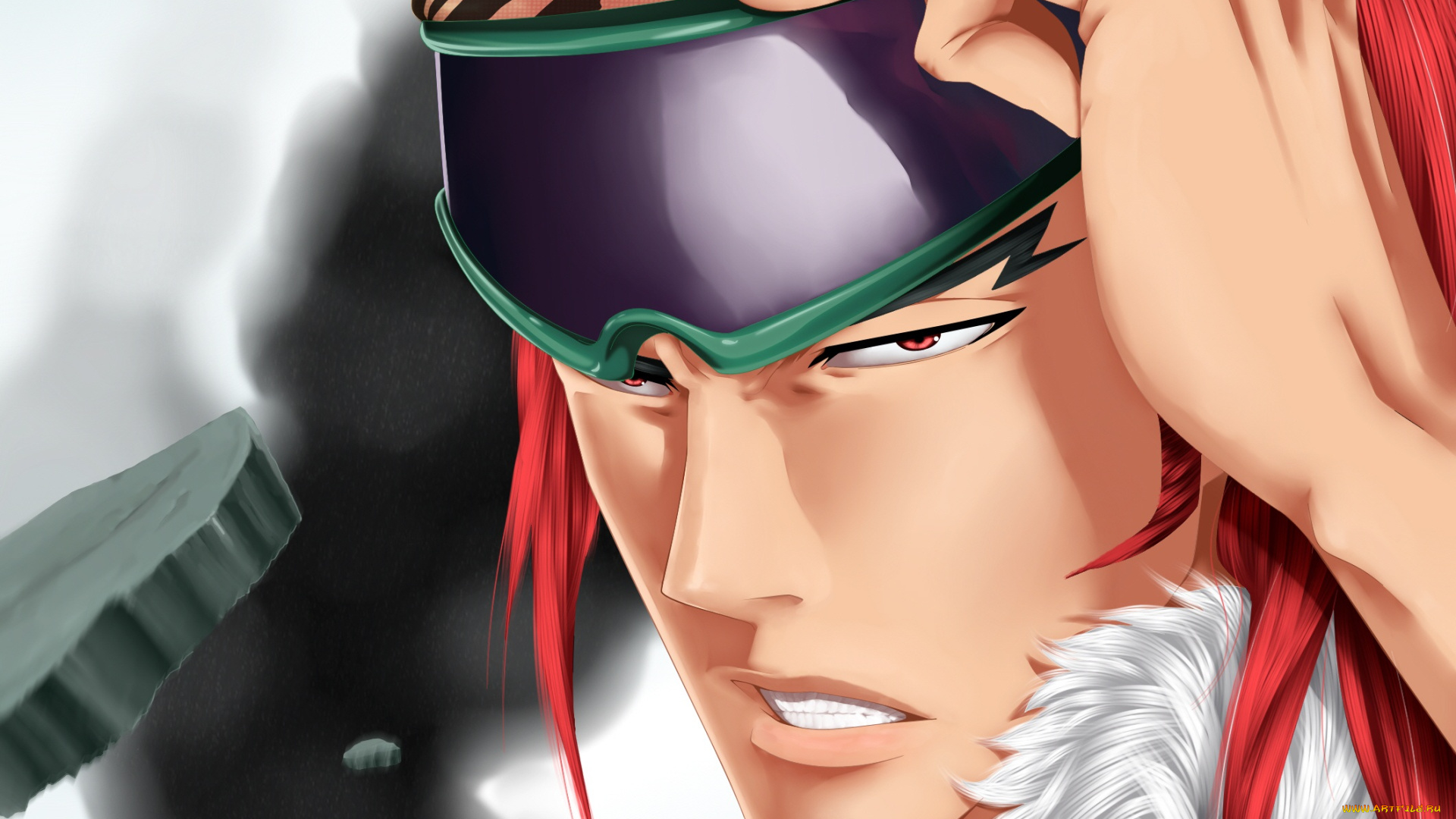 аниме, bleach, ренджи, абарай