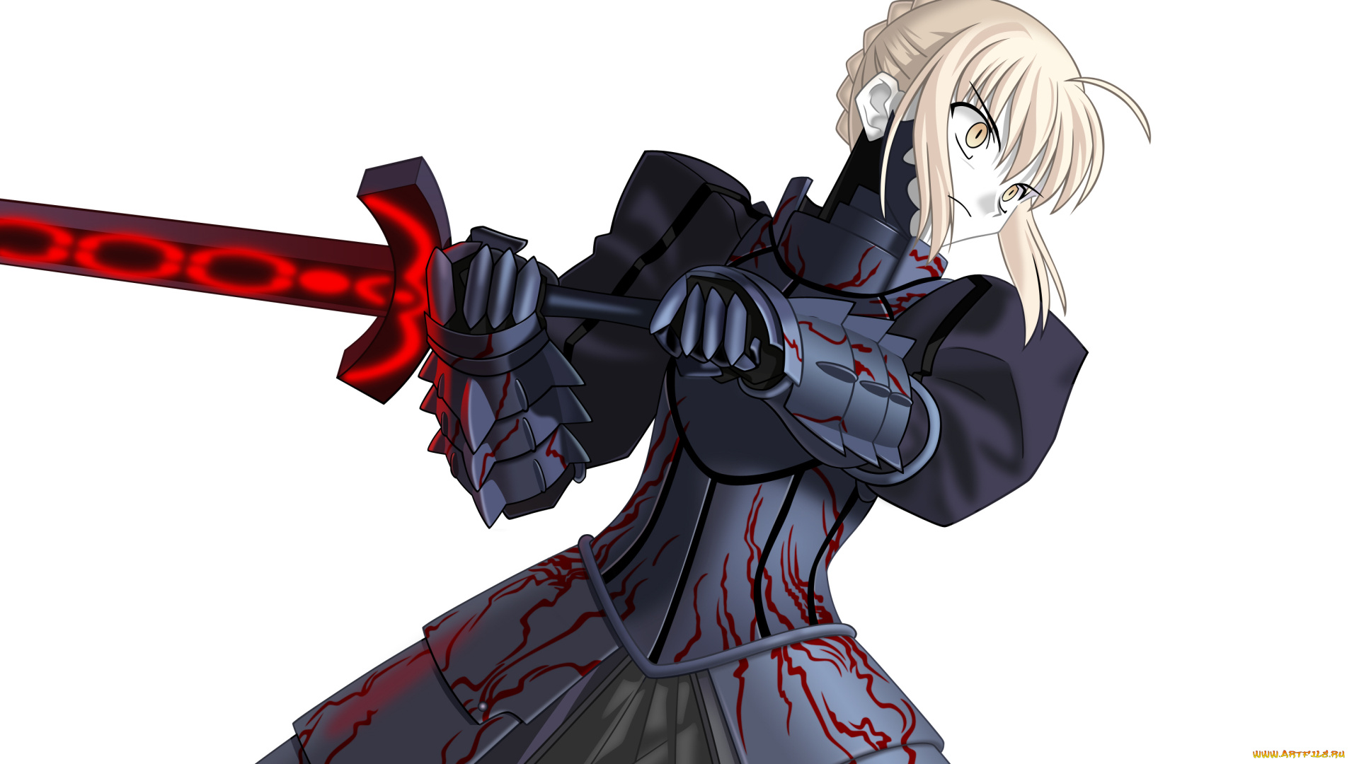 аниме, fate, stay, night, сейбер