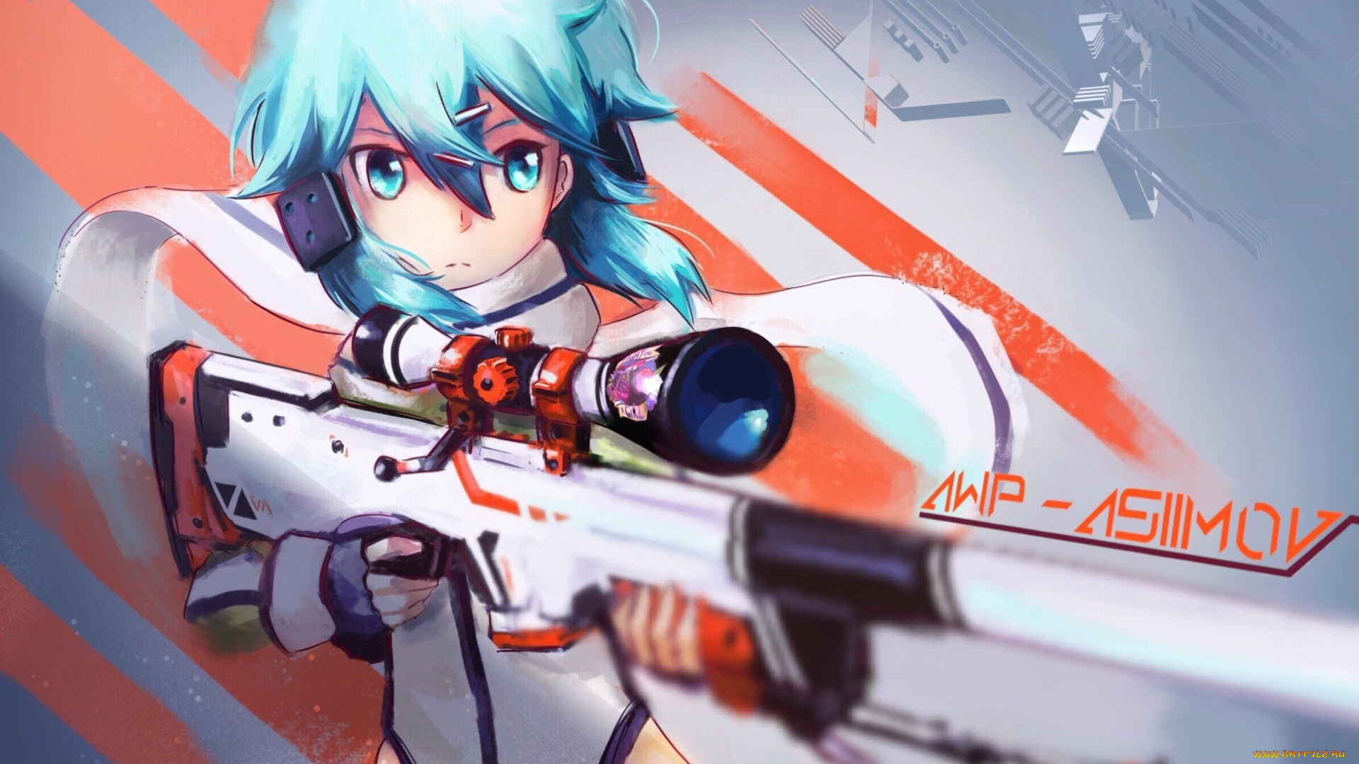 аниме, sword, art, online, сион