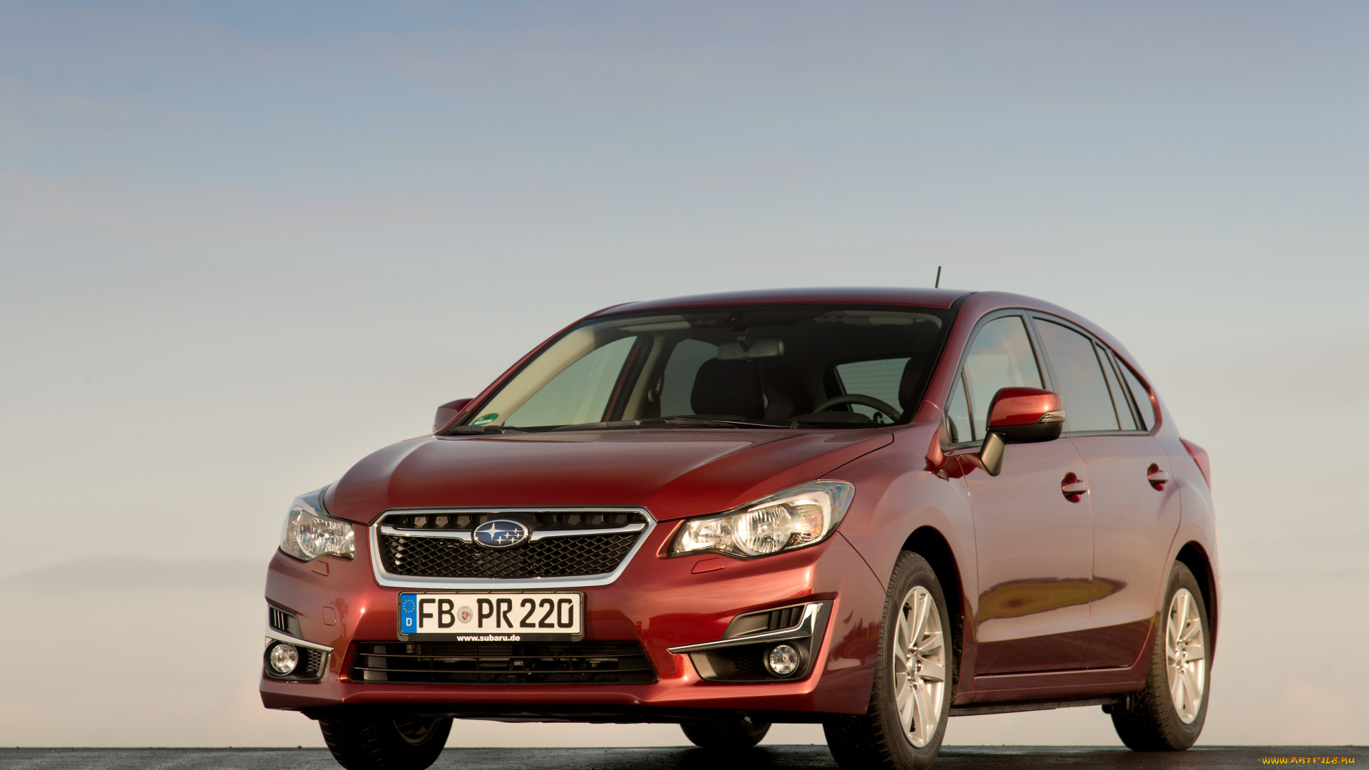 автомобили, subaru, красный, 2015г, gp, hatchback, impreza