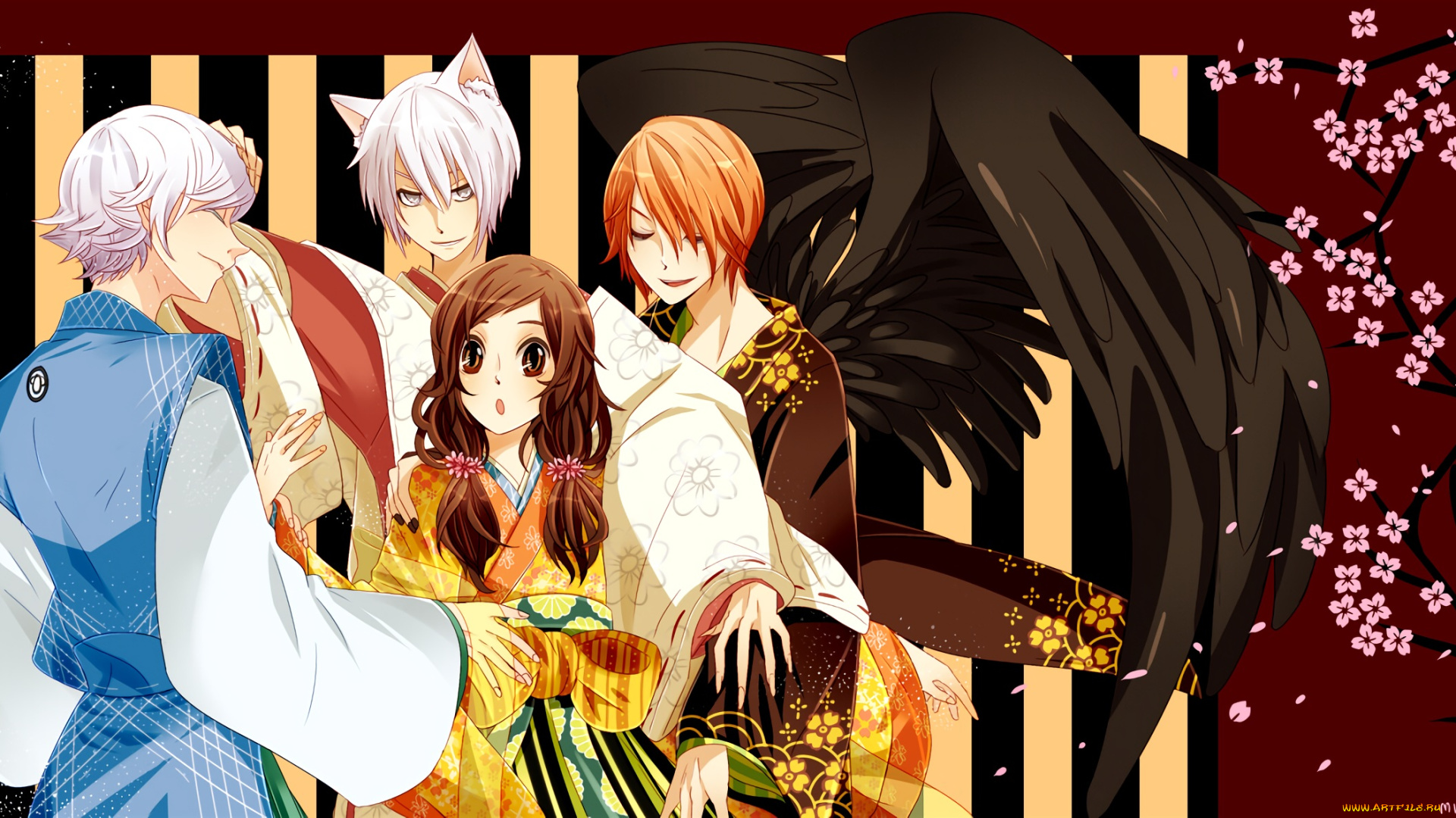 автор, , , minataka94, аниме, kamisama, hajimemashita, tomoe, momozono, nanami, mizuki, kurama, shinjirou, kamisama, hajimemashita