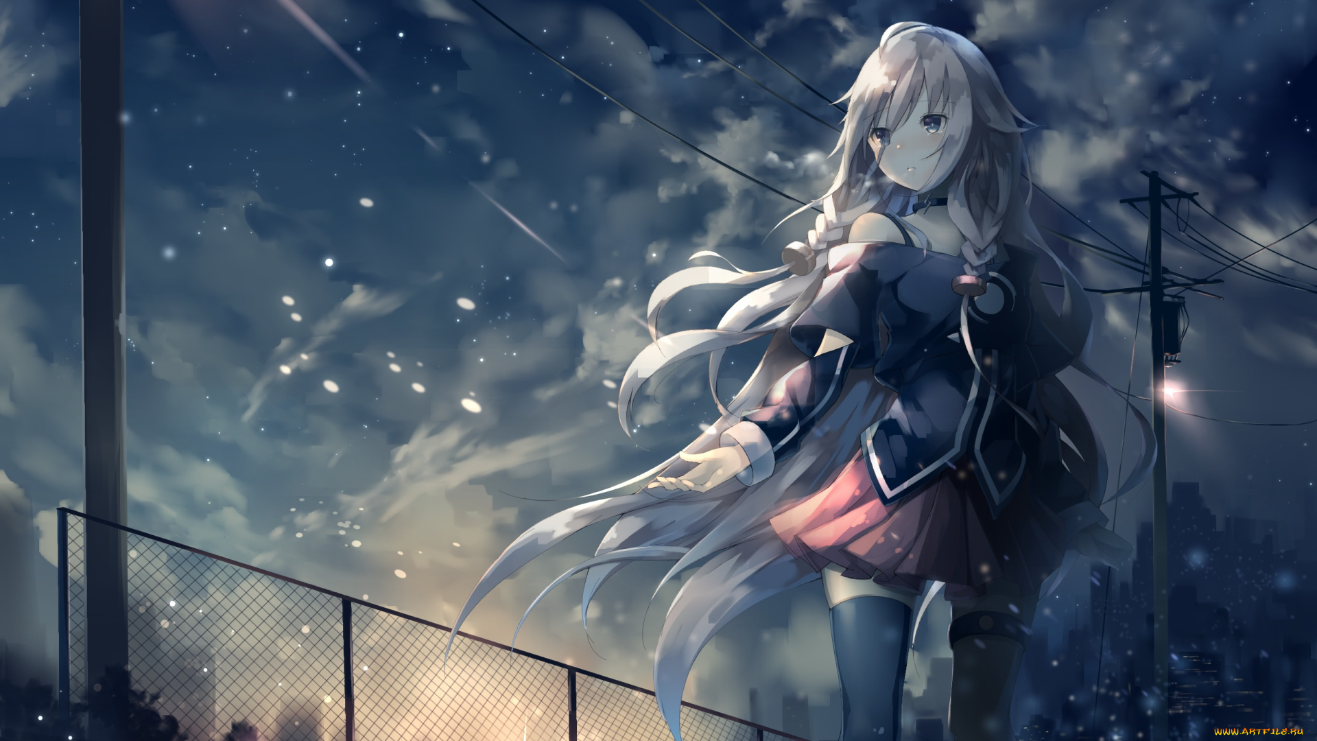 автор, , c, r, , ccrgaoooo, аниме, город, , улицы, , здания, ia, vocaloid