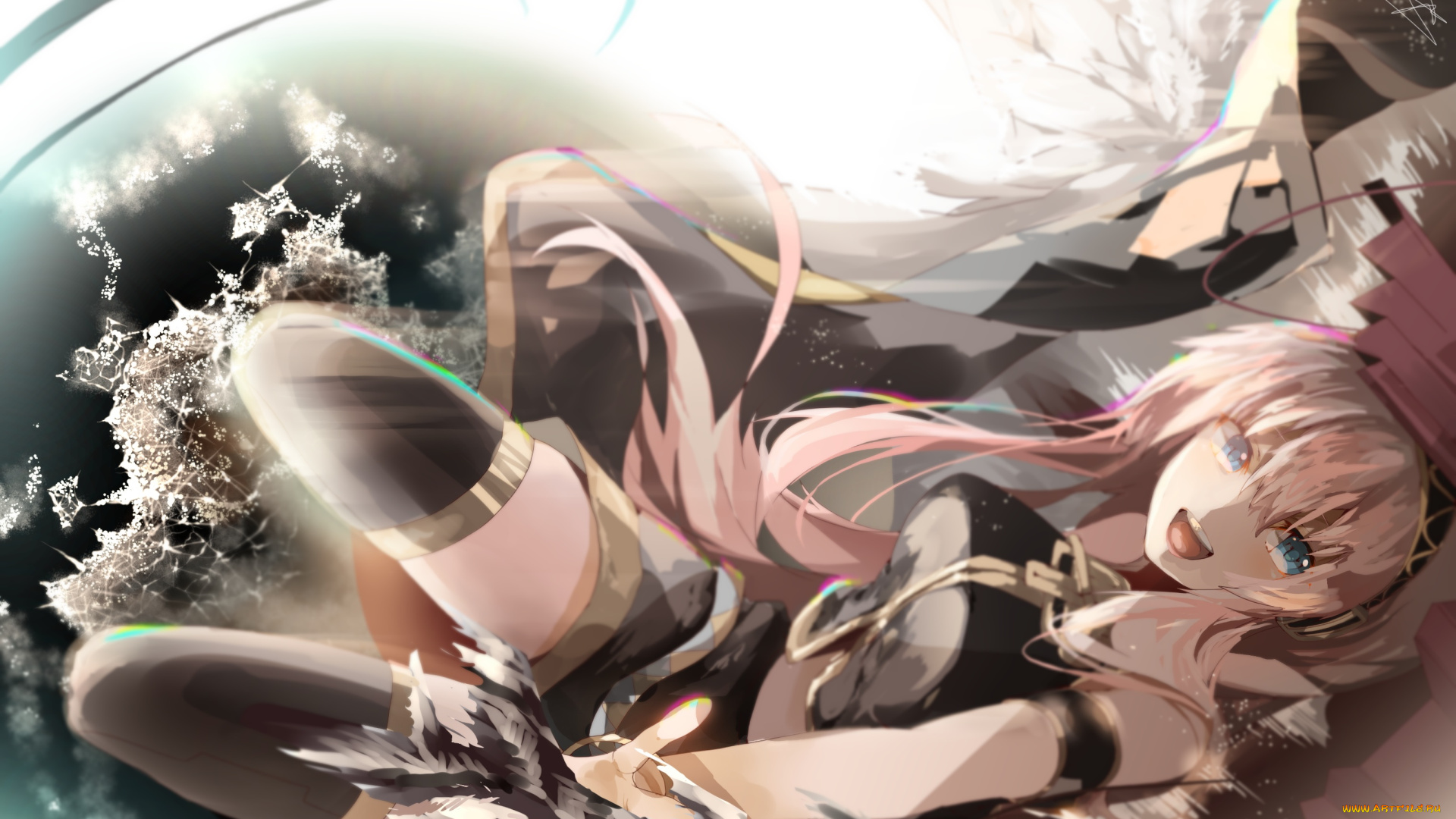 автор, , saihate, аниме, vocaloid, megurine, luka, saihate