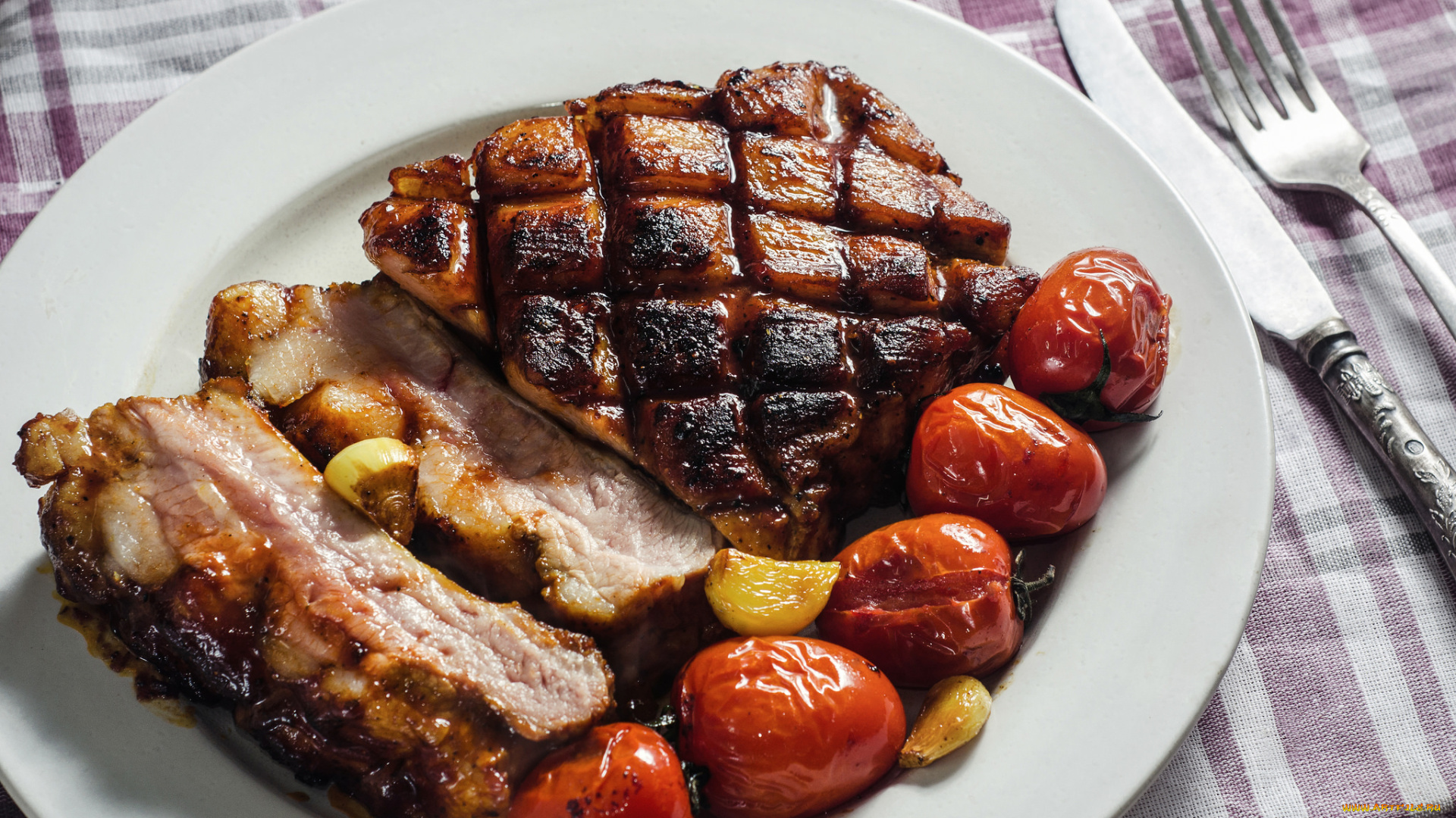 еда, мясные, блюда, стейк