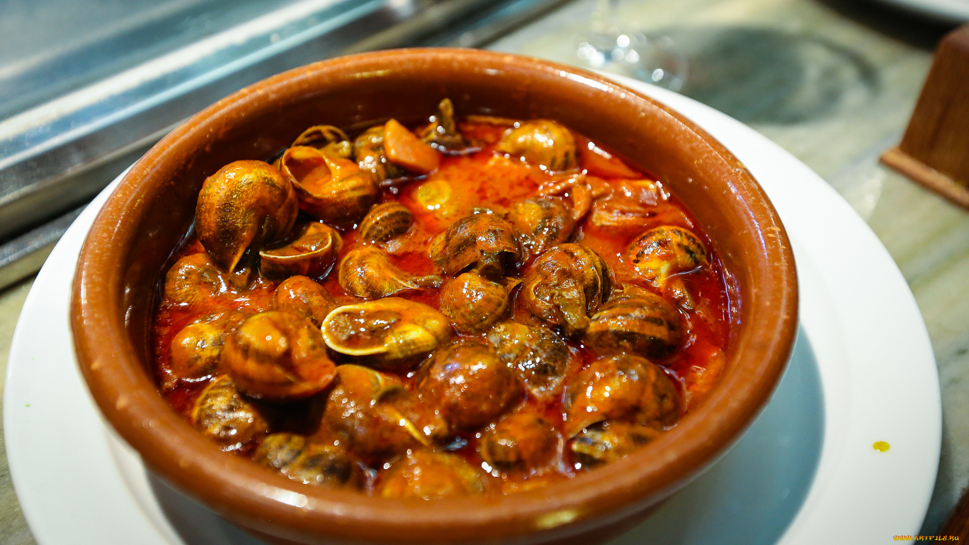 еда, первые, блюда, улитки