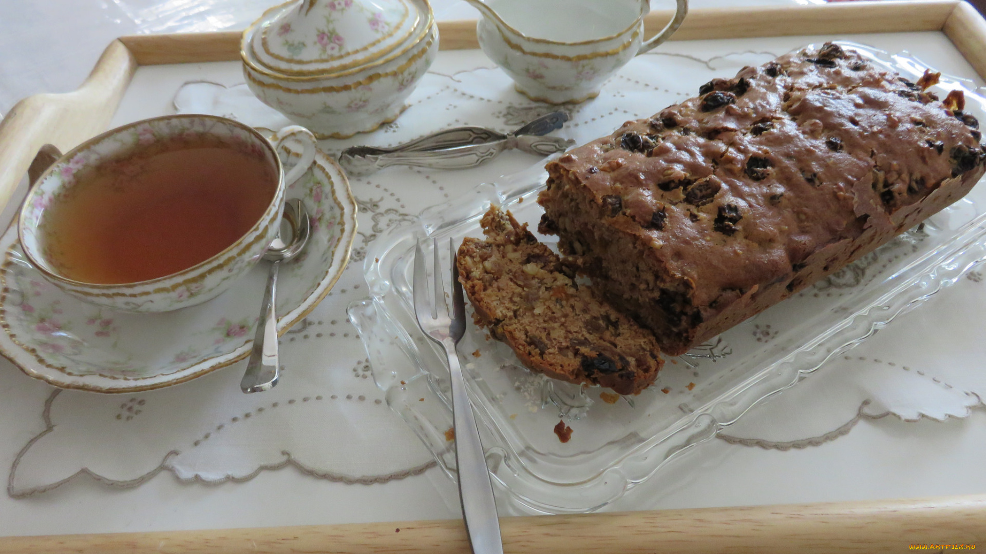 еда, пироги, десерт, чай