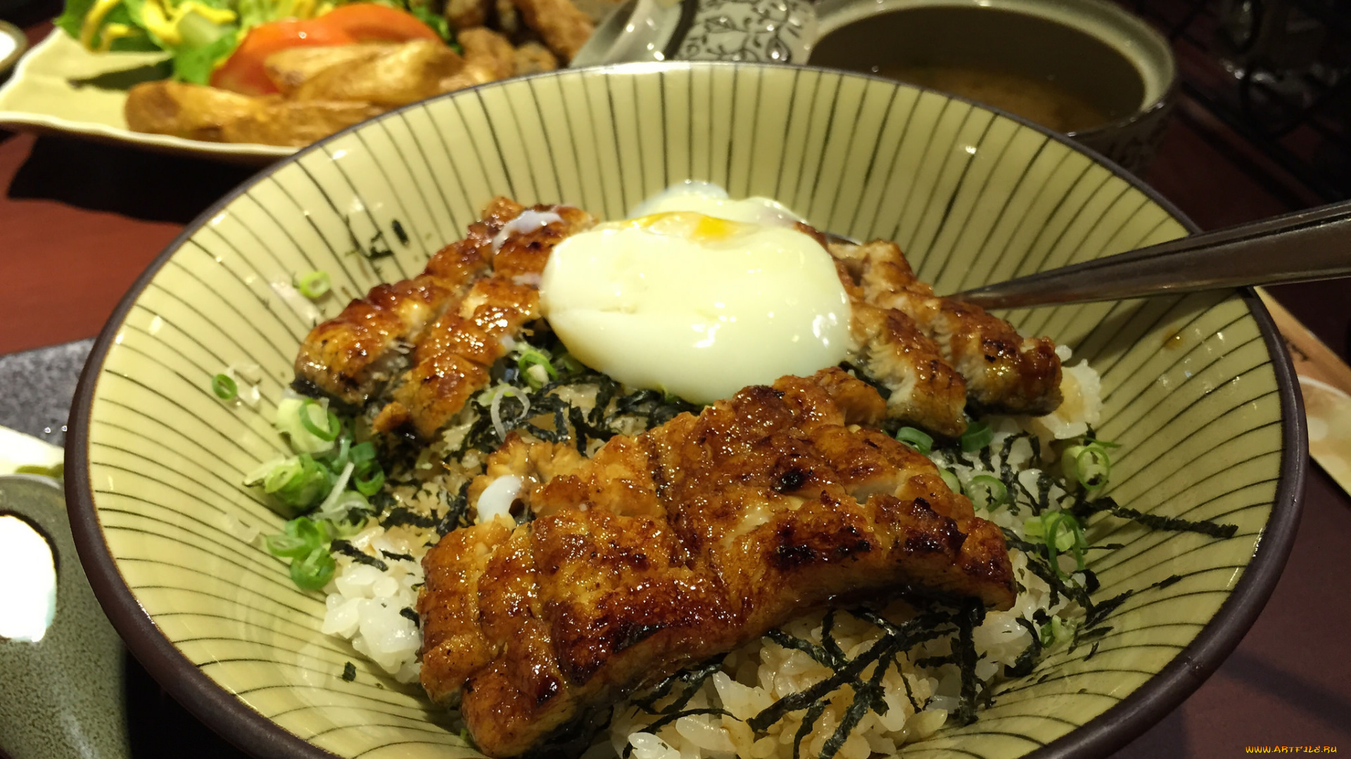 еда, вторые, блюда, гарнир, рыба