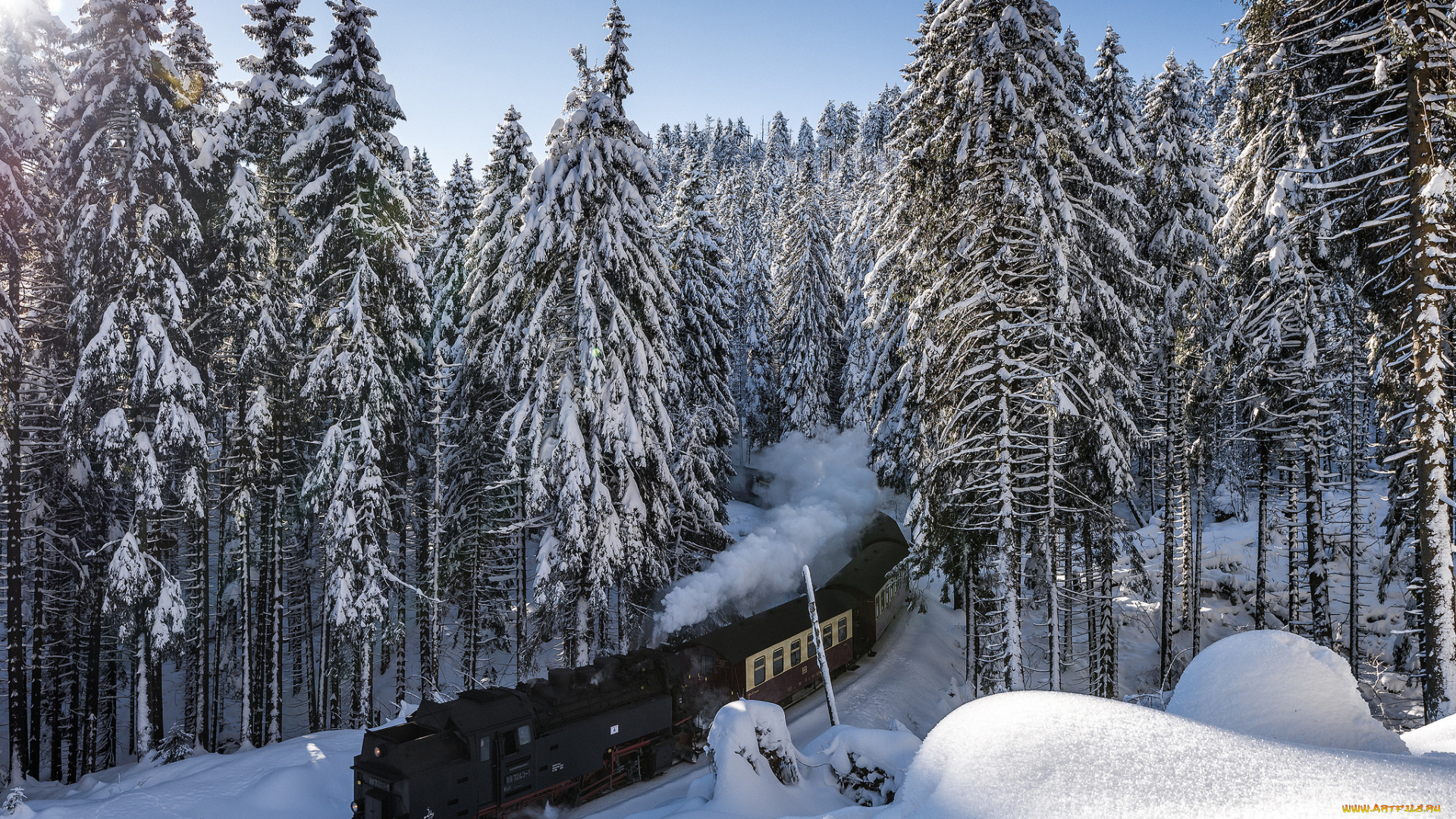 техника, паровозы, паровоз, рельсы