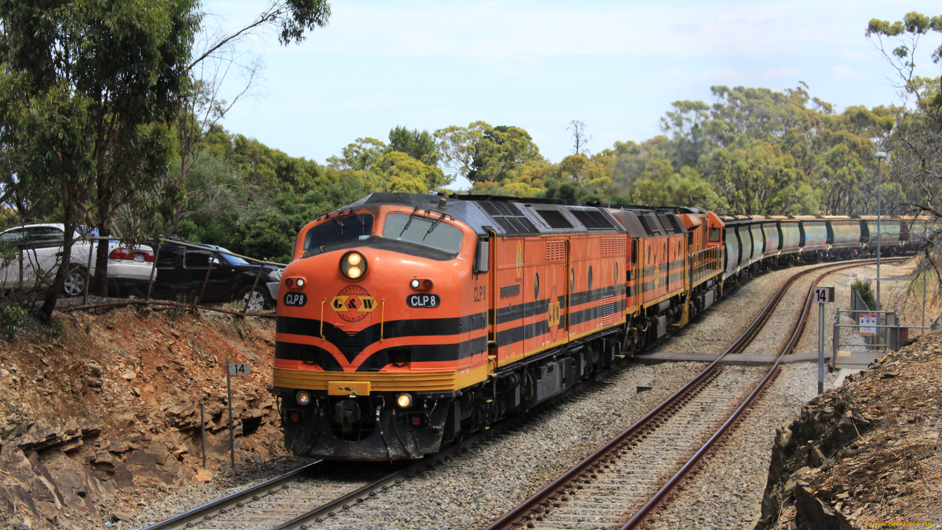 техника, поезда, состав, локомотив, рельсы