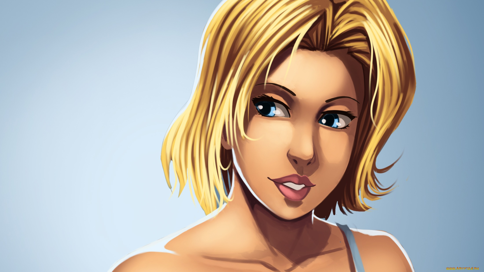 векторная, графика, девушки, , girls, девушка, взгляд, фон