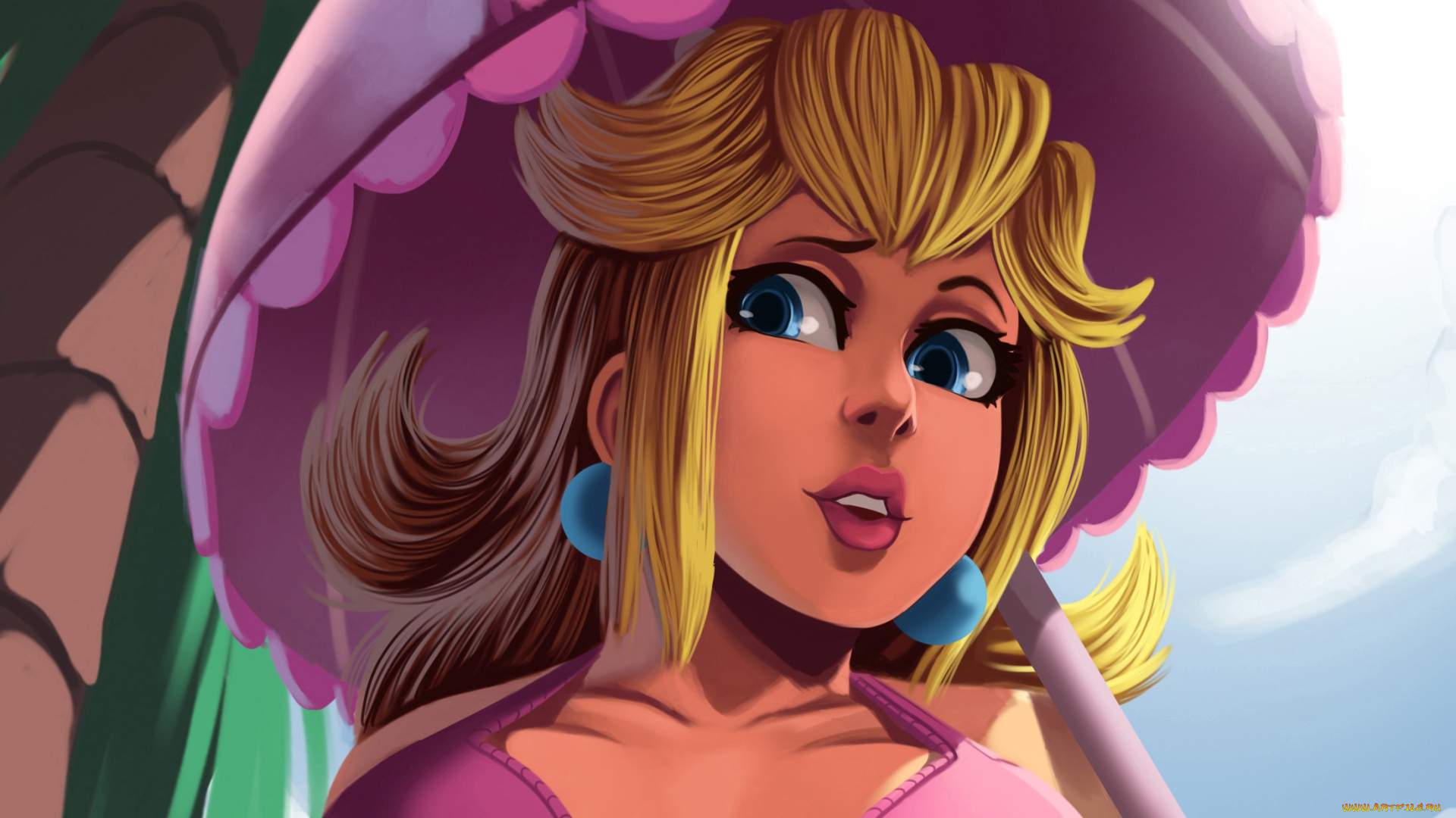 векторная, графика, девушки, , girls, девушка, взгляд, фон