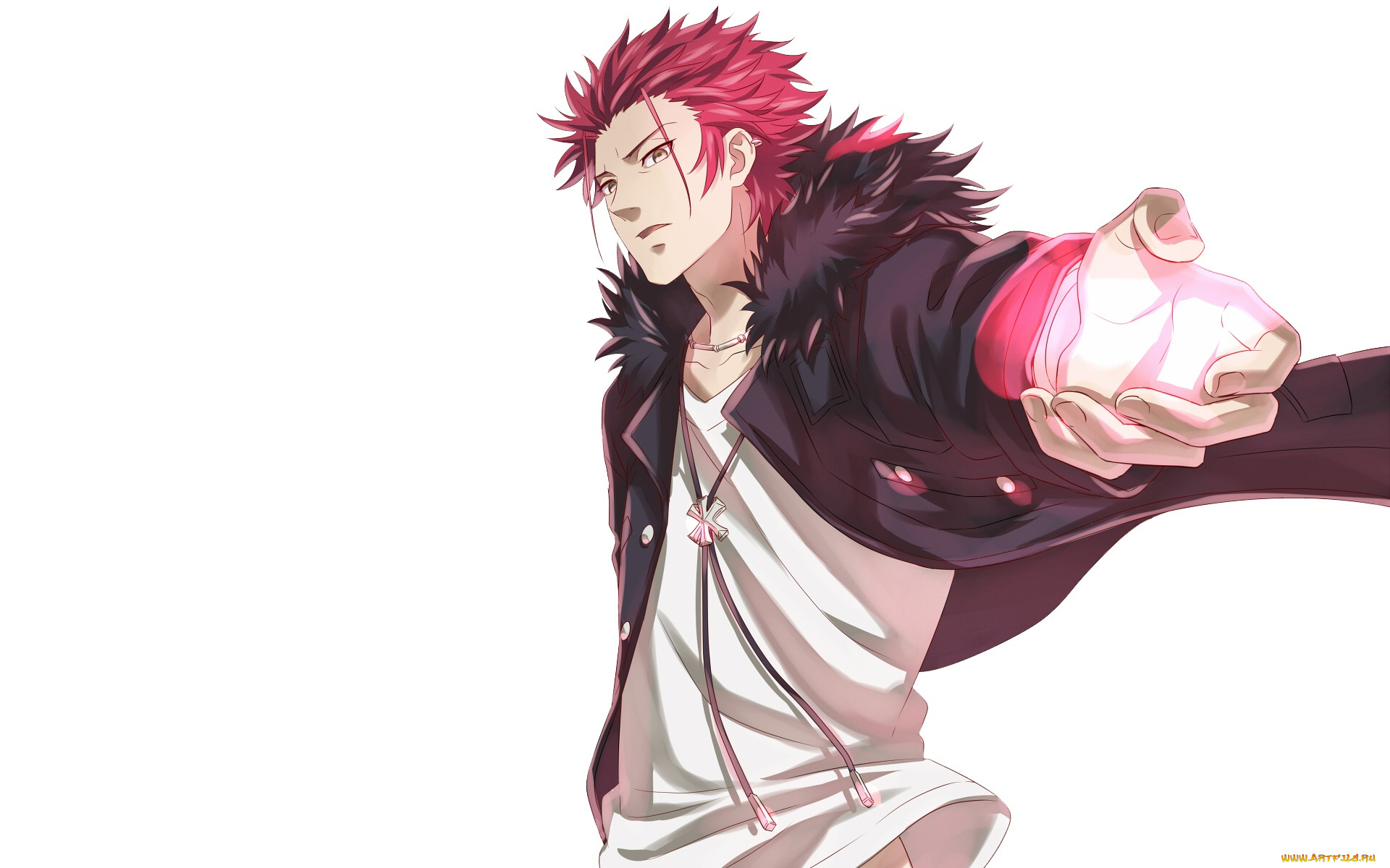 аниме, k, project, парень, суо, проект, кей, красный, король