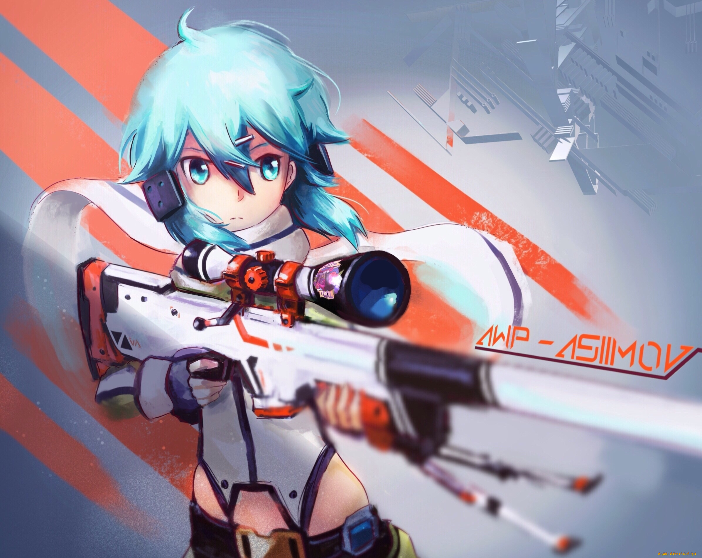 аниме, sword, art, online, сион