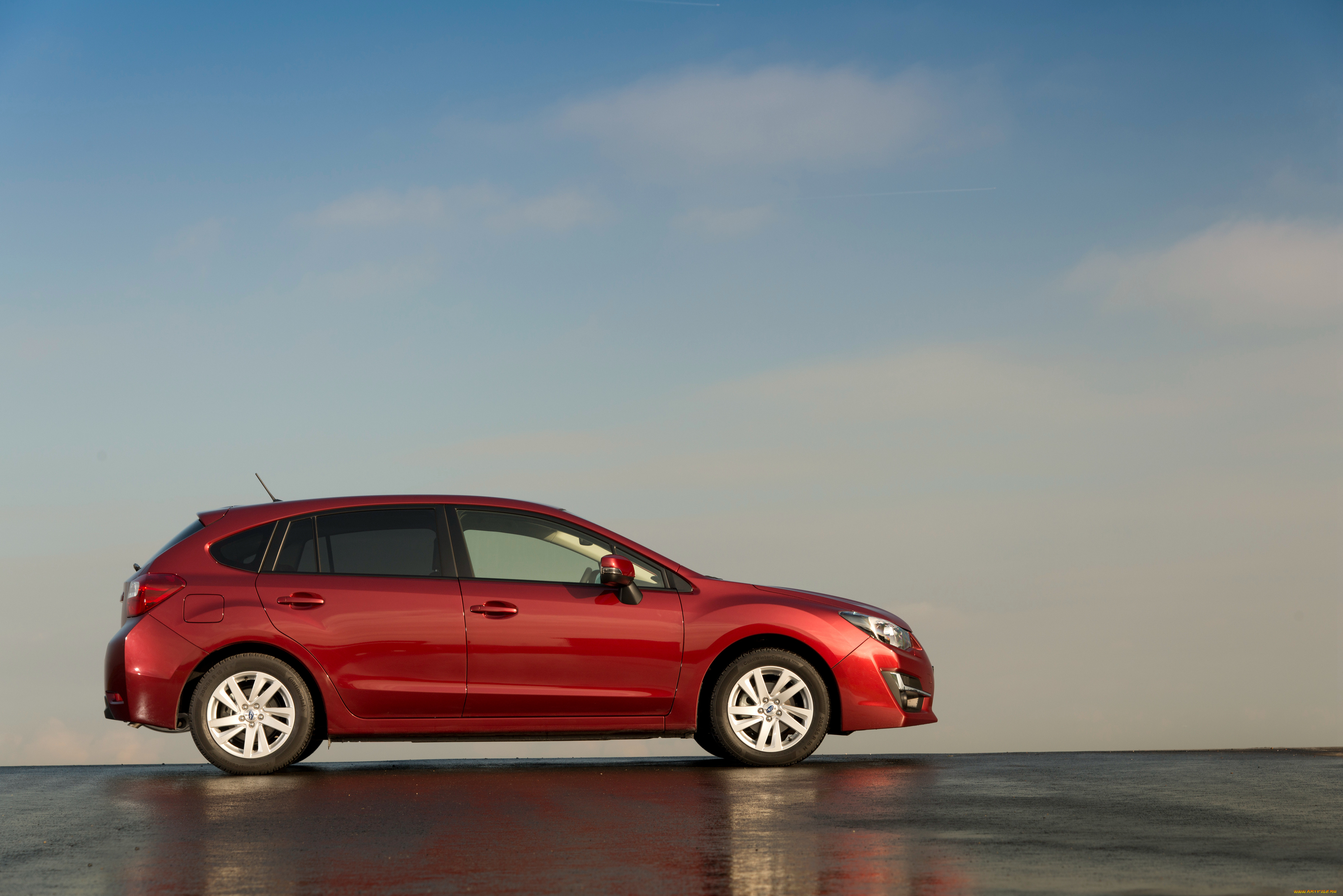 автомобили, subaru, красный, 2015г, gp, hatchback, impreza