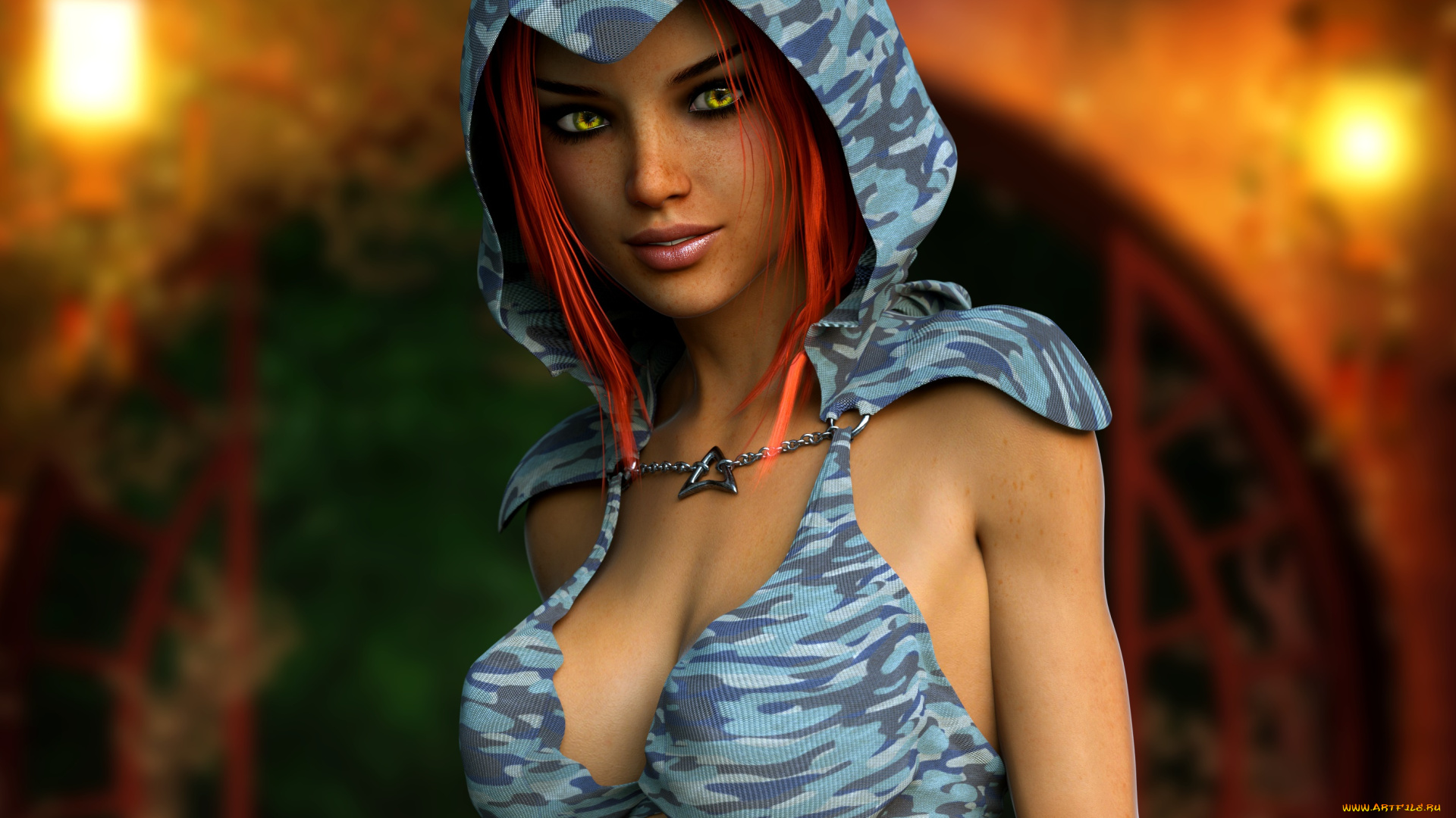 3д, графика, люди, , people, фон, взгляд, улыбка, девушка