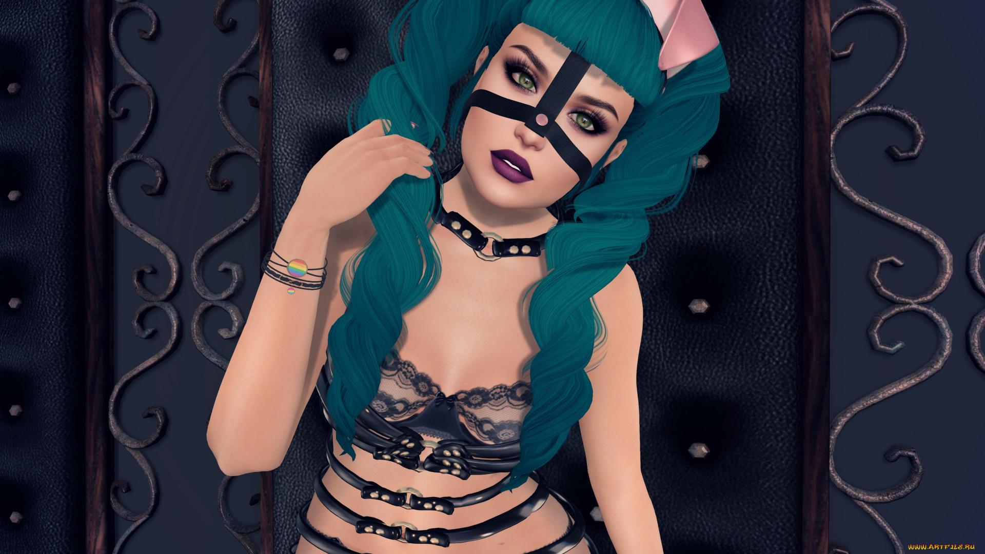 3д, графика, люди, , people, взгляд, девушка, фон