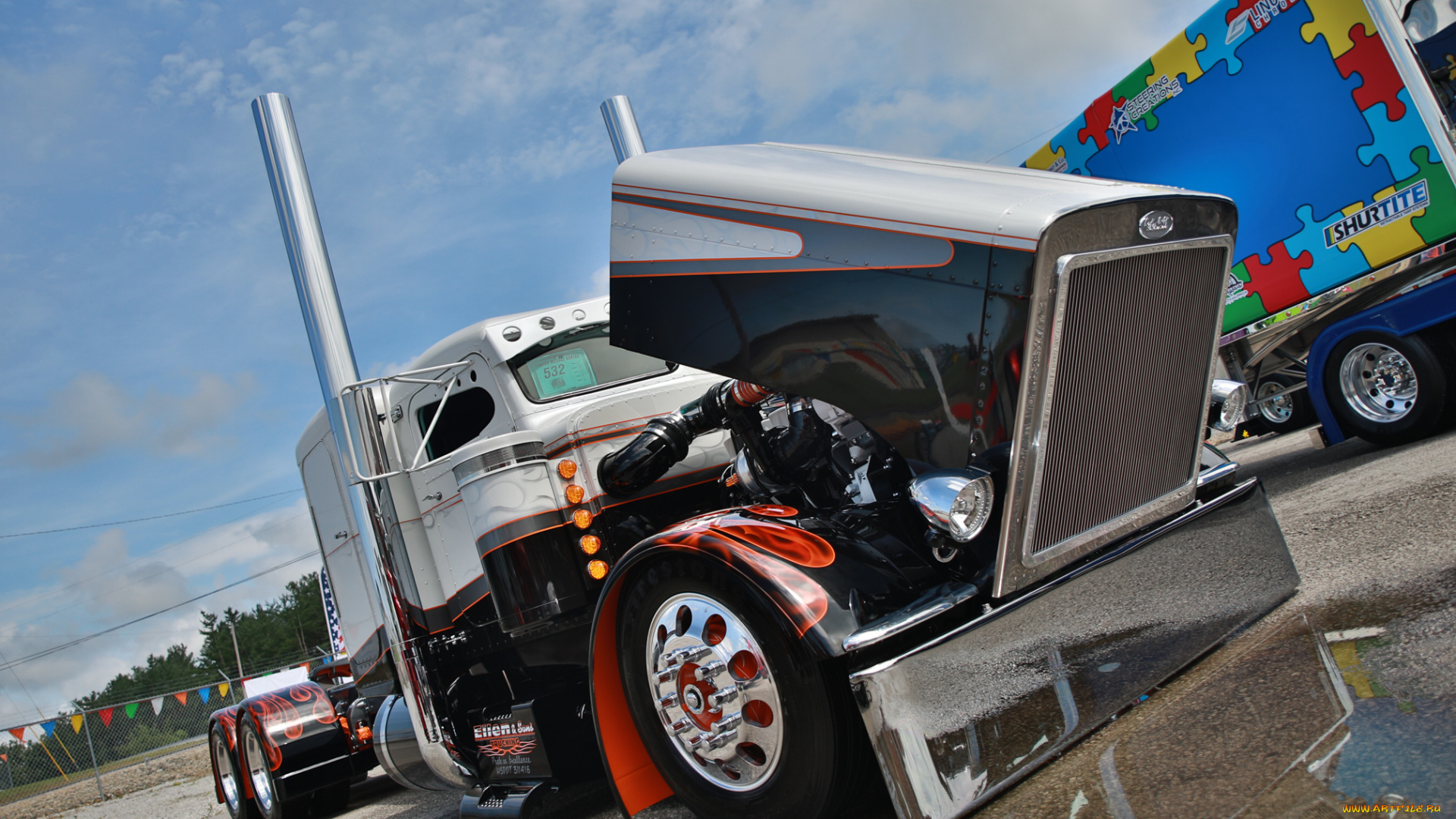 автомобили, peterbilt, капот, 379, кабина