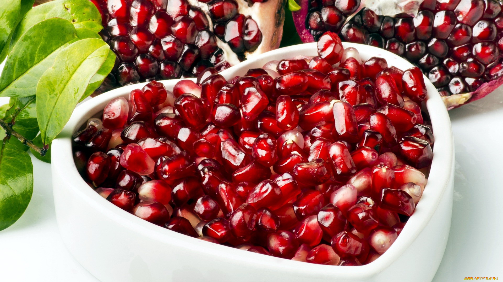 еда, гранат, зерна