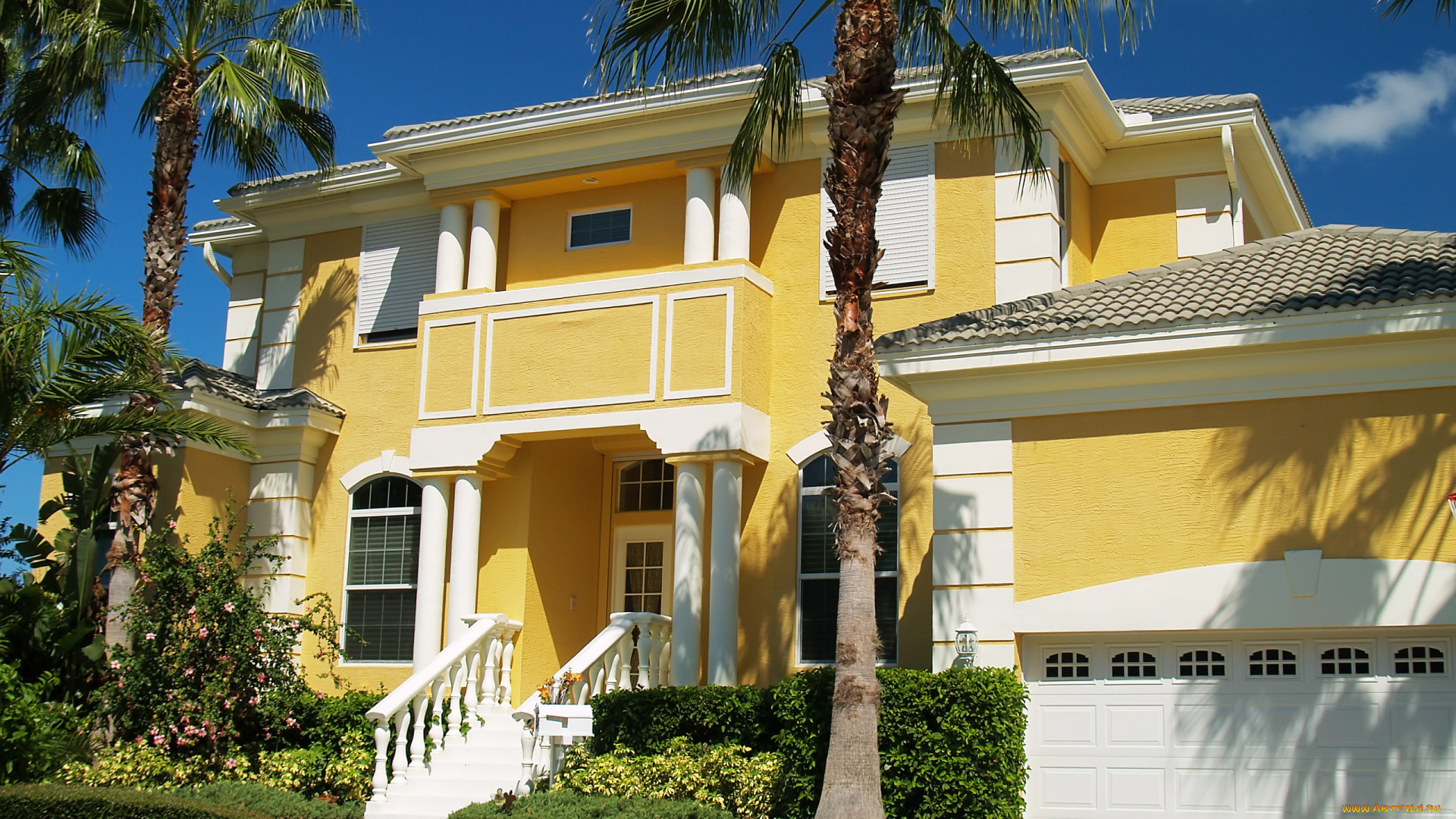 города, -, здания, , дома, вилла, дом