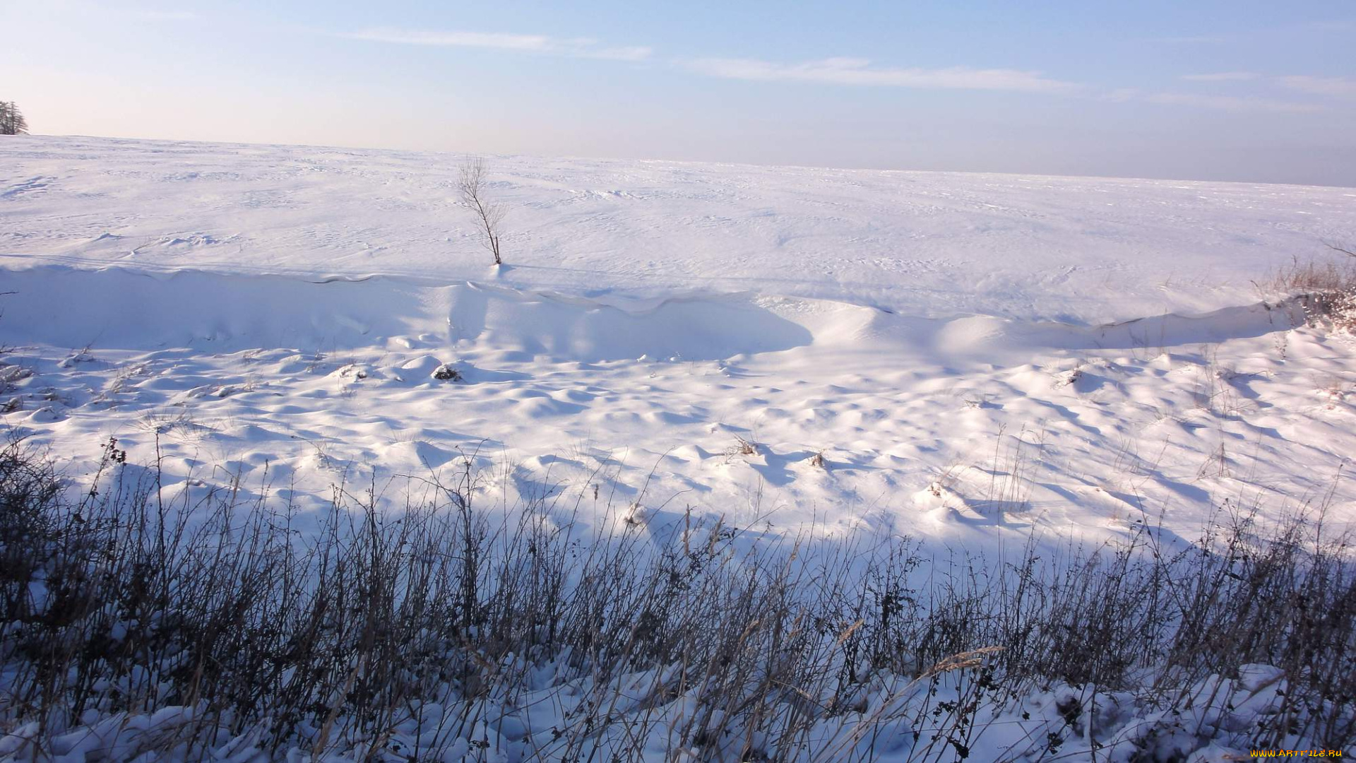 природа, зима, снег