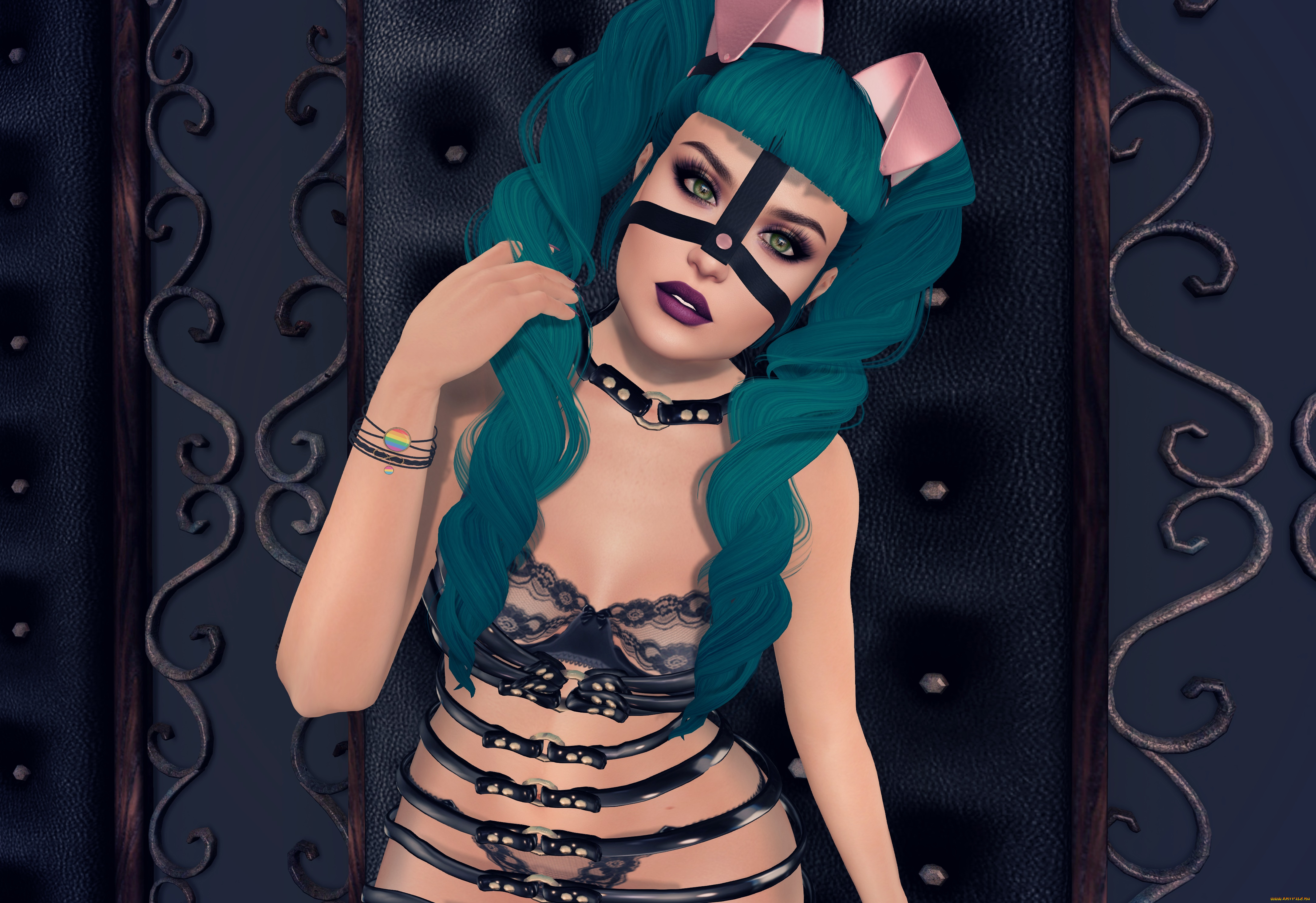 3д, графика, люди, , people, взгляд, девушка, фон