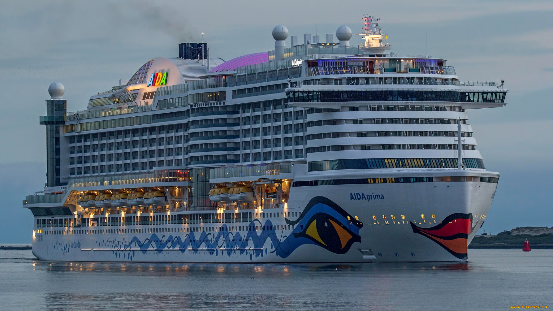 aidaprima, корабли, лайнеры, круиз, лайнер