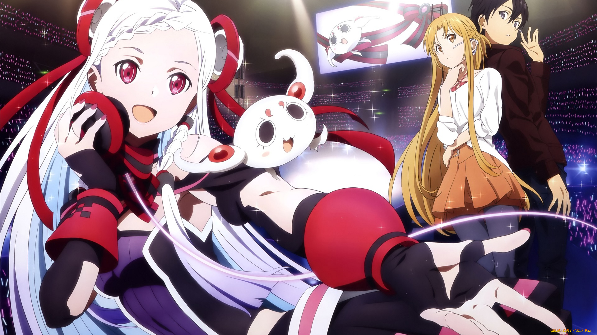 аниме, sword, art, online, мастера, меча, онлайн, sword, art, online