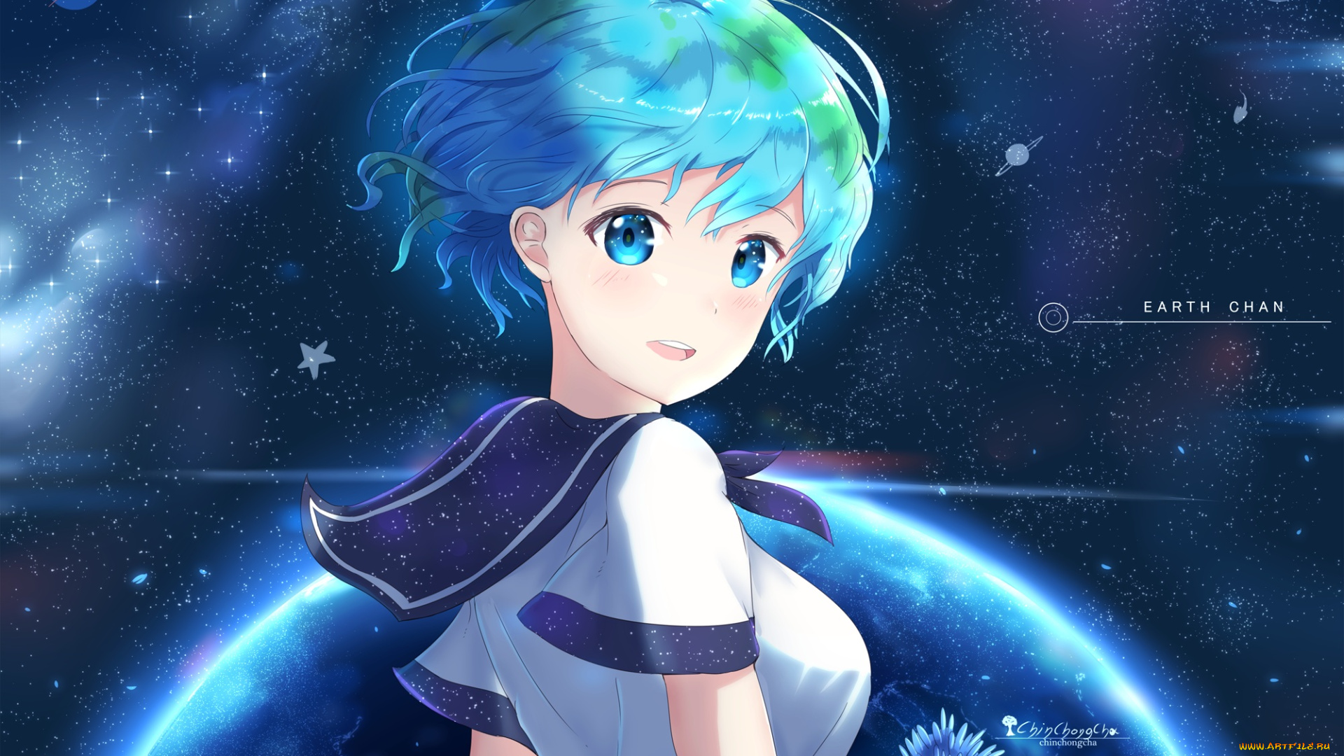 аниме, unknown, , другое, , earth-chan