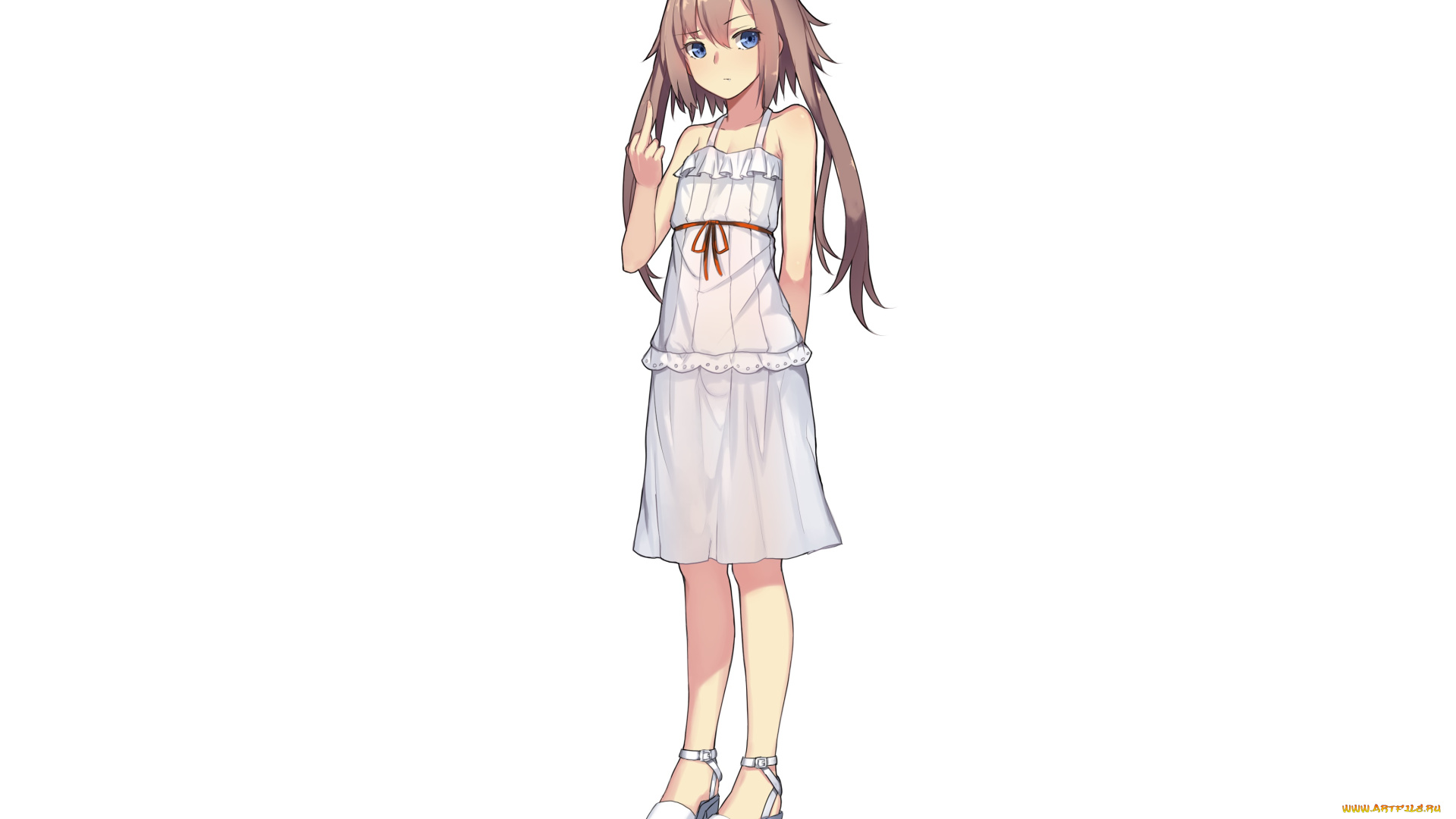 аниме, unknown, , другое, , фон, взгляд, девушка