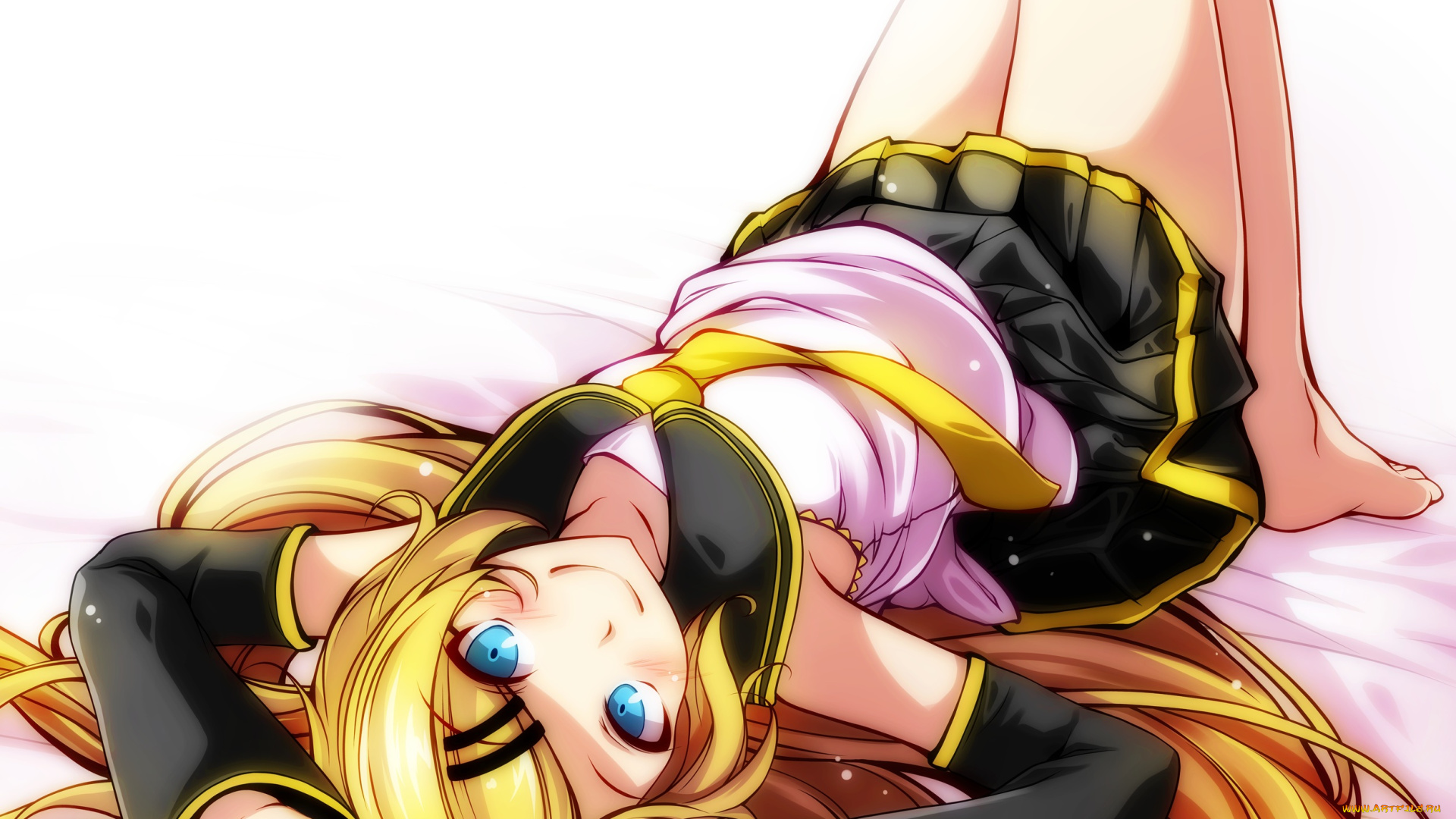 аниме, vocaloid, kagamine, rin